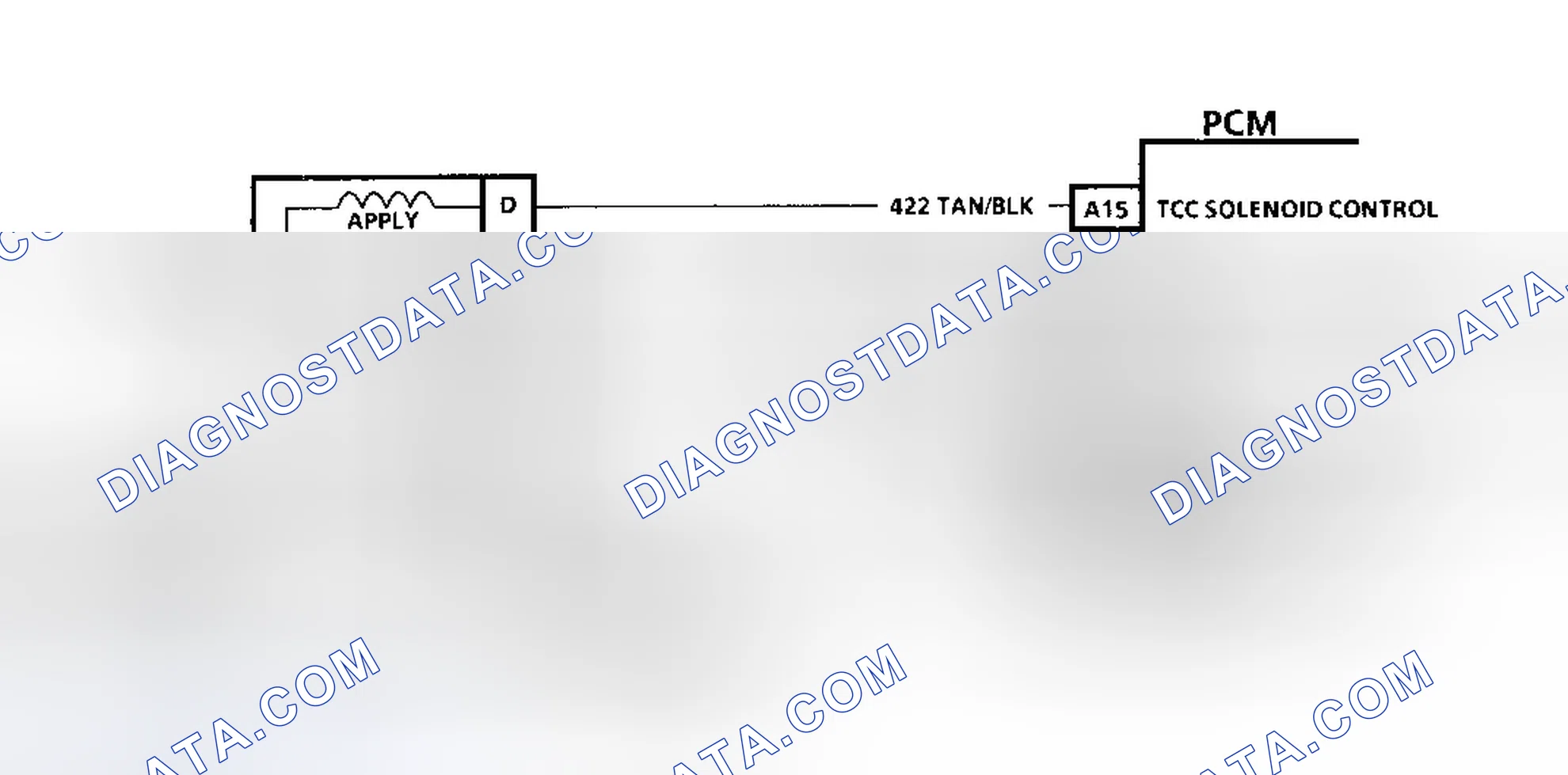 Scheme 29: Code 58 Schematic (3.1L) Transmission Temperature Sensor High Temperature