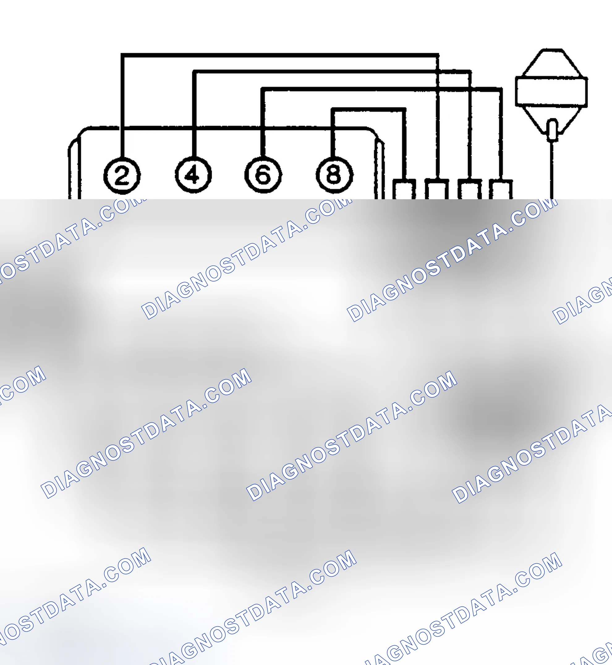Scheme 5: Firing Order (5.0L, 5.7L & 7.4L)