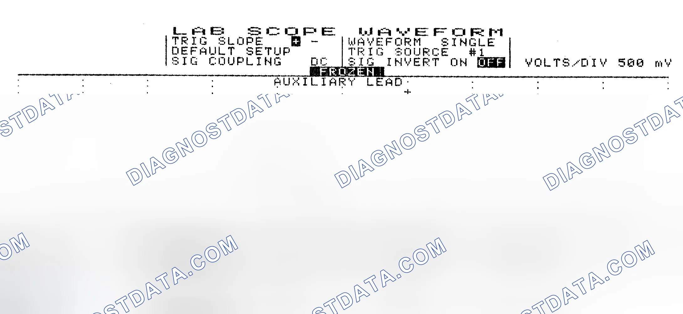 Scheme 10: Single Injector w/Excessive Current Flow - Current Pattern