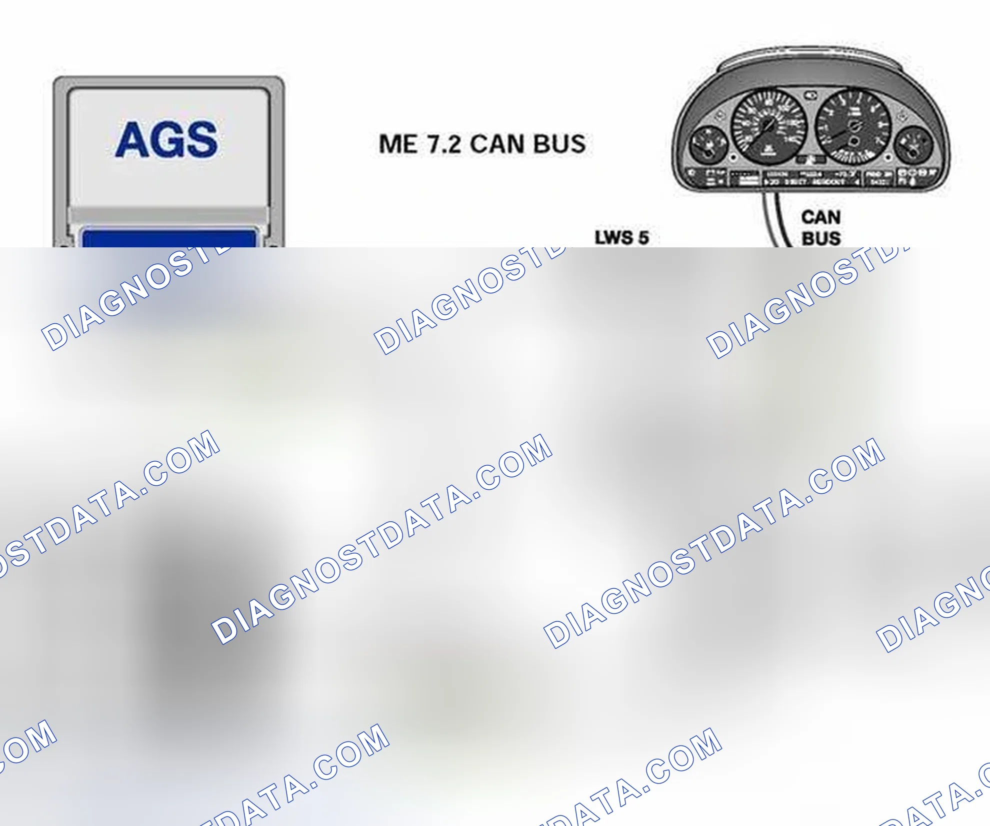 Scheme 359: ME 7.2 CAN BUS System Diagram