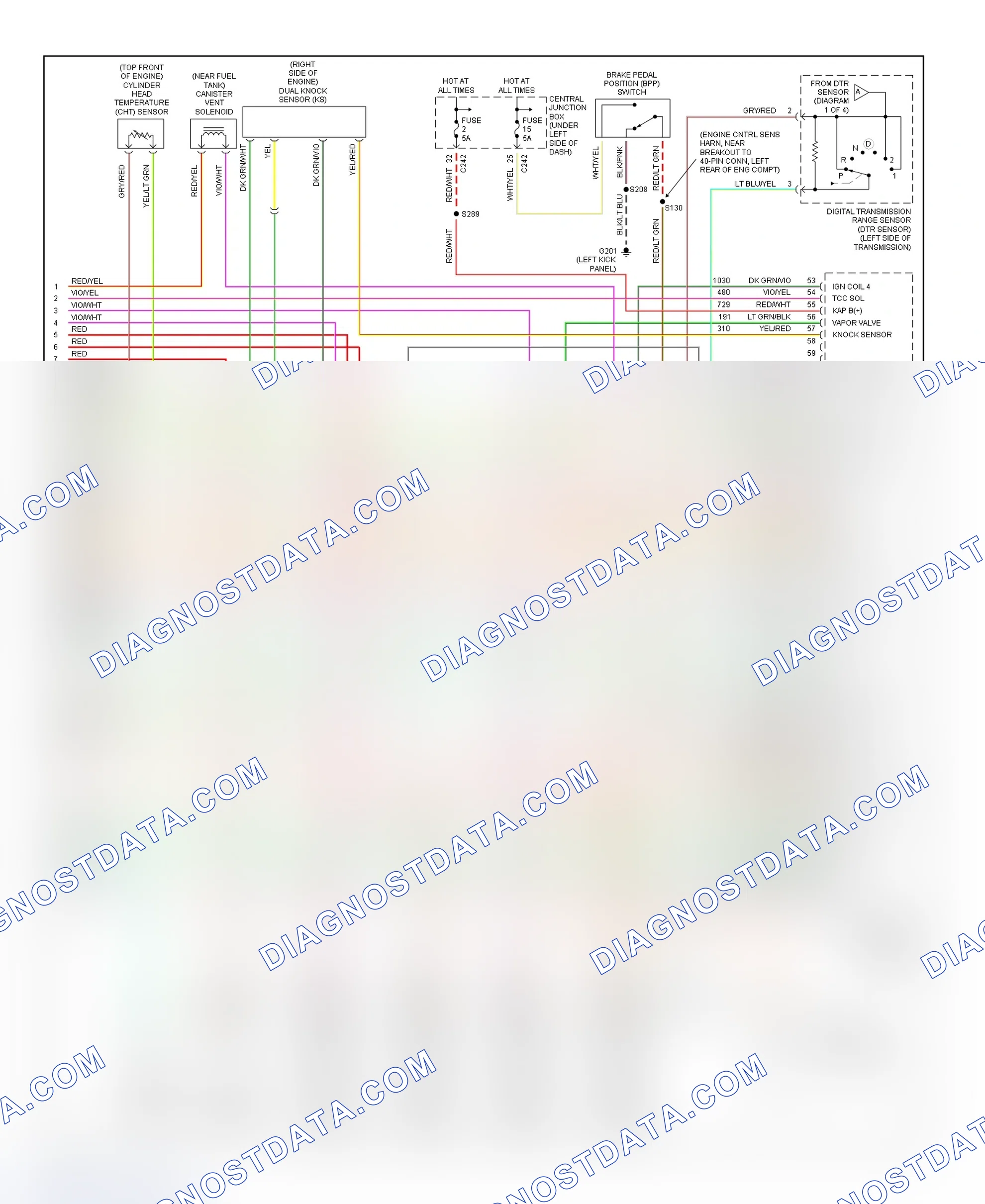 Scheme 83: PCM Wiring Diagram (Expedition - 4.6L W/4R70W Transmission - 4 Of 4)