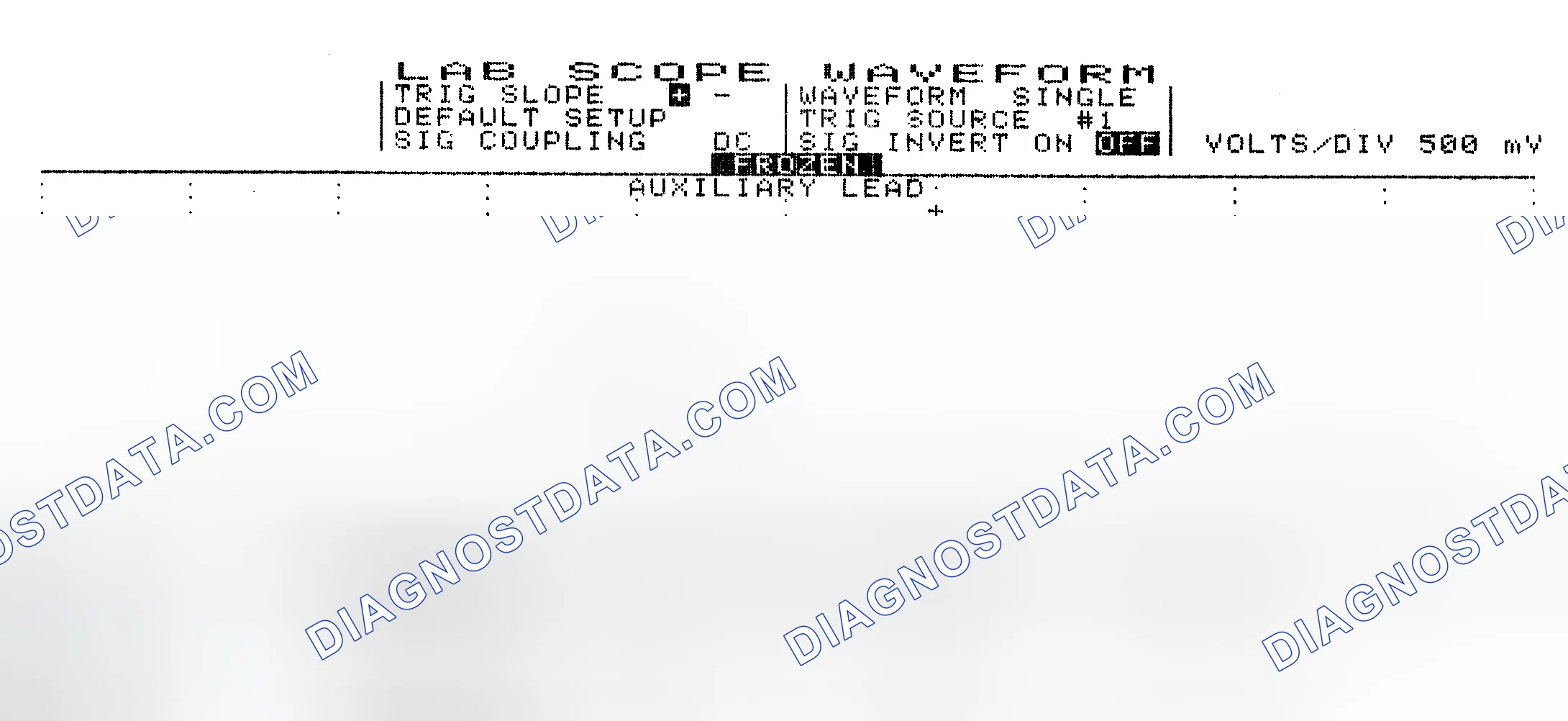 Scheme 10: Single Injector w/Excessive Current Flow - Current Pattern
