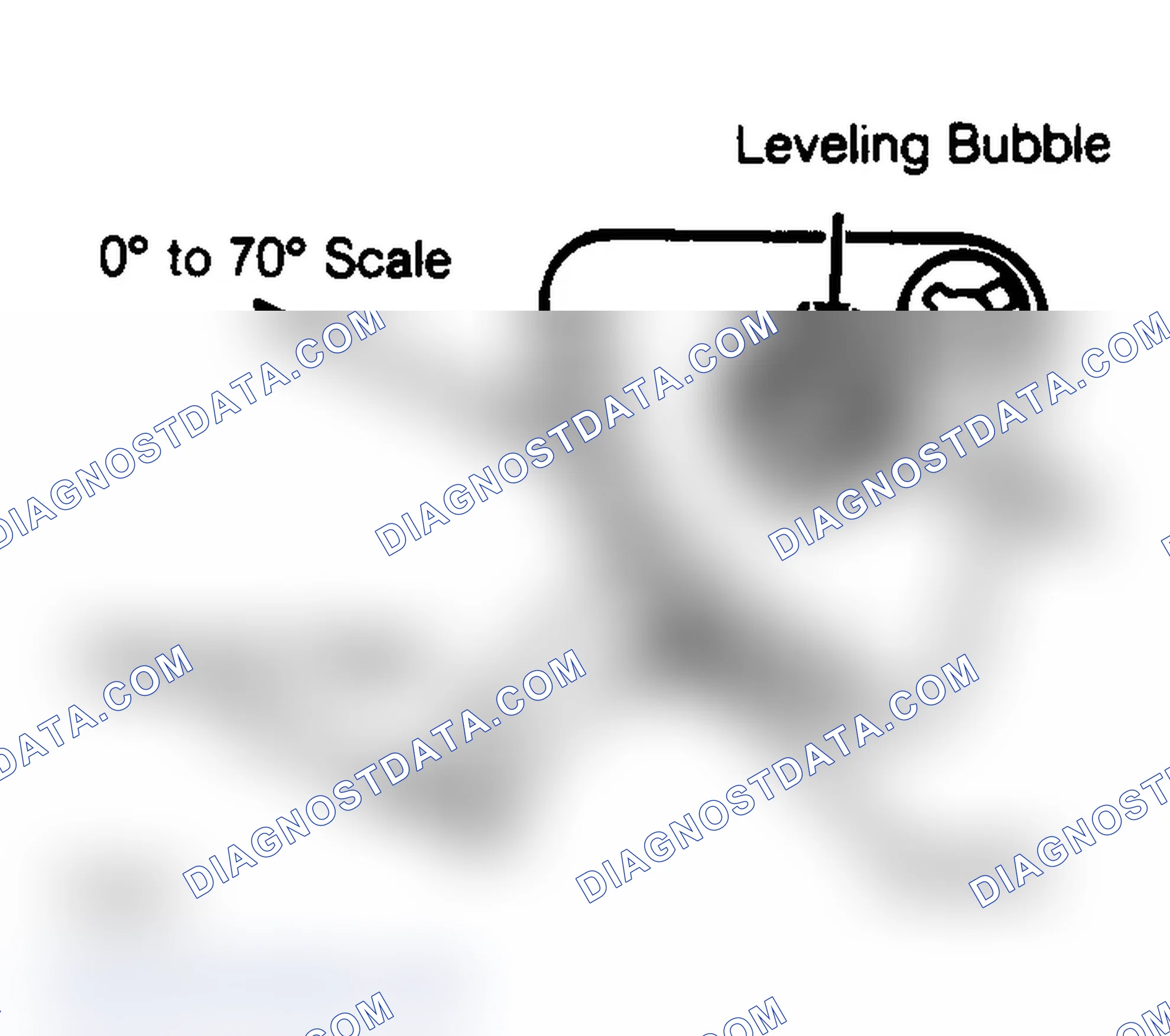 Scheme 3: Choke Valve Angle Gauge This gauge must be used to perform some adjustments.
