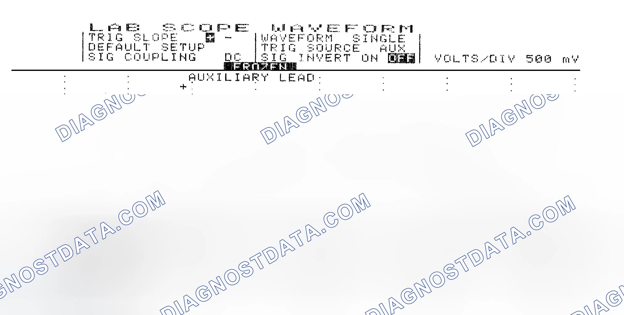 Scheme 14: Single Injector w/Excessive Current Flow - Current Pattern