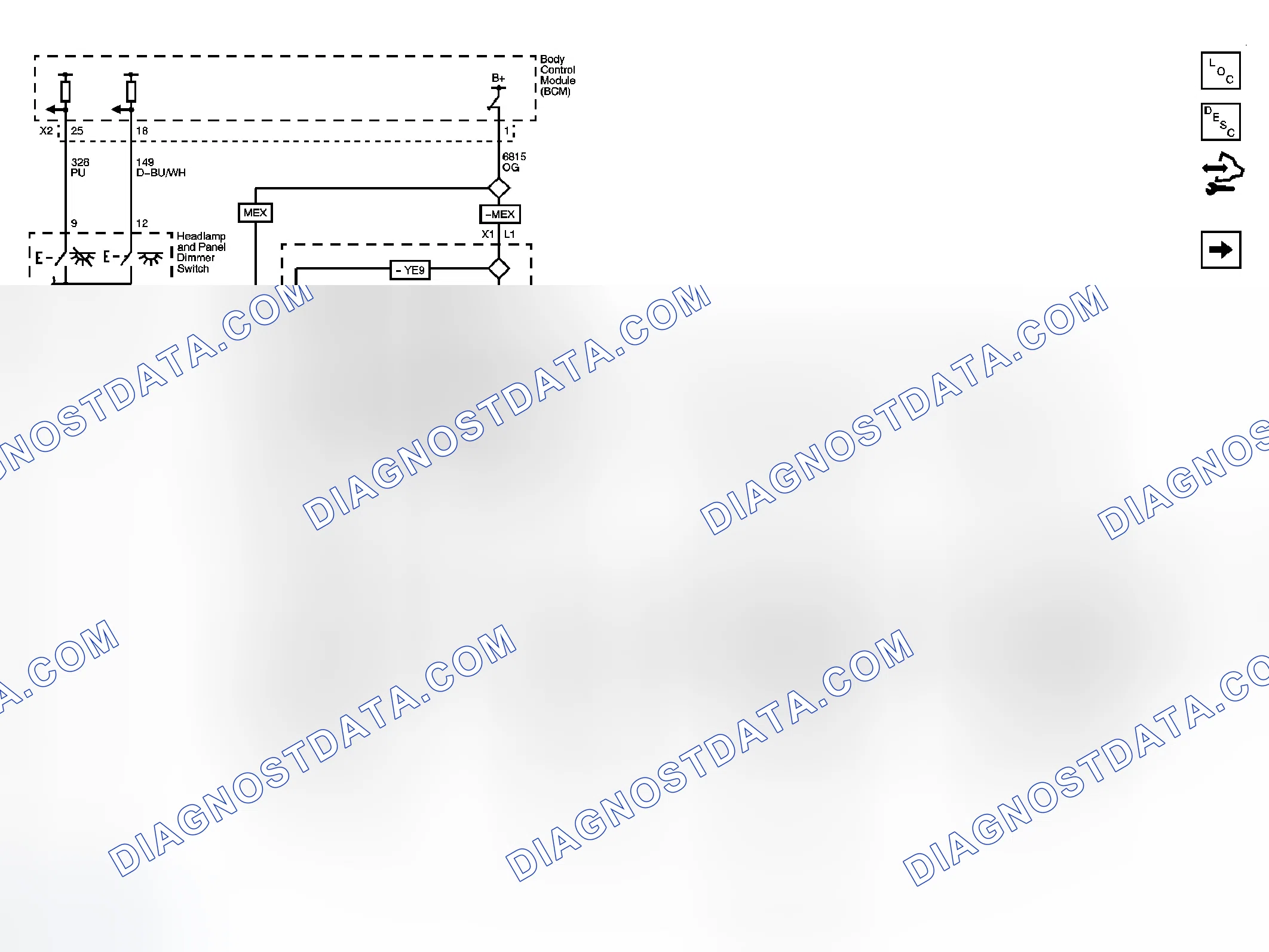Scheme 13: Interior Lights Schematics