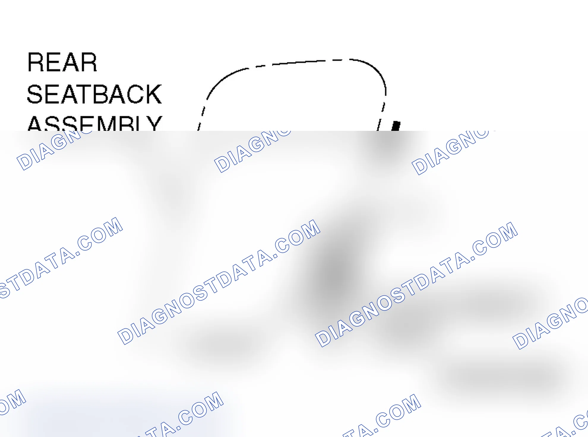 Scheme 70: >> A << INSTALLATION OF REAR SEATBACK ASSEMBLY