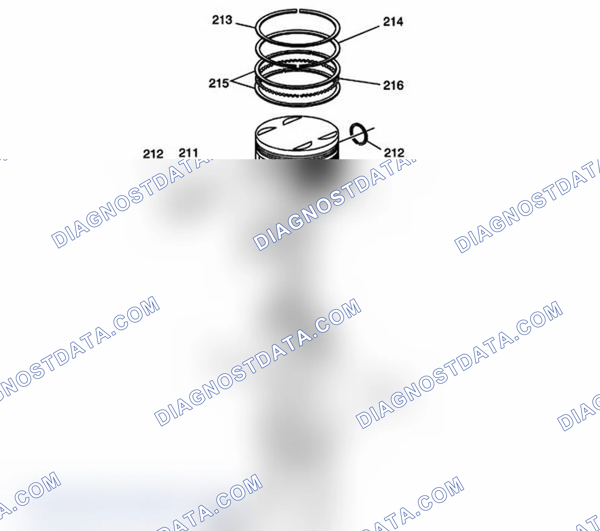 Scheme 11: Piston, Rings, Bearing and Connecting Rod