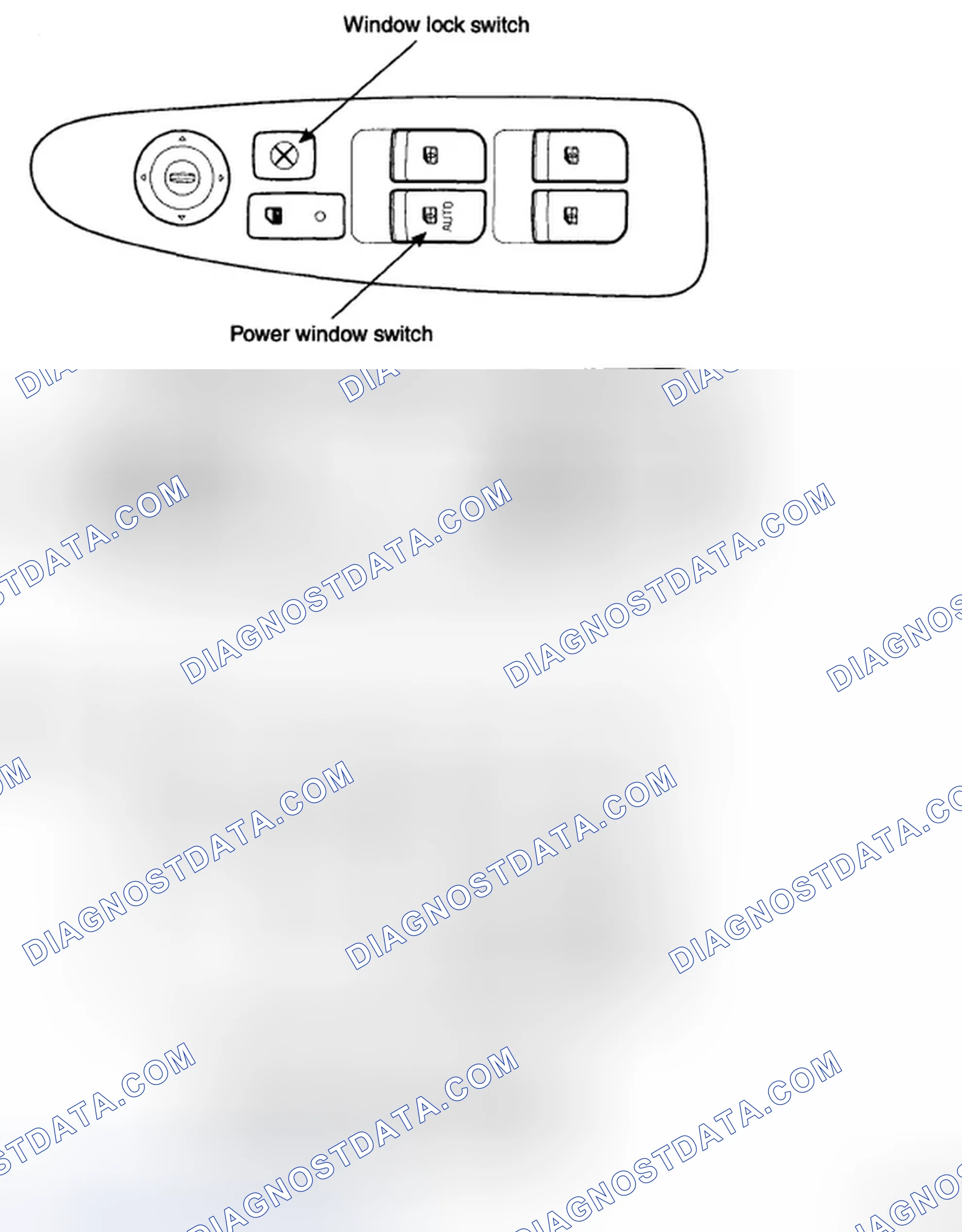 Scheme 65: DRIVER POWER WINDOW SWITCH