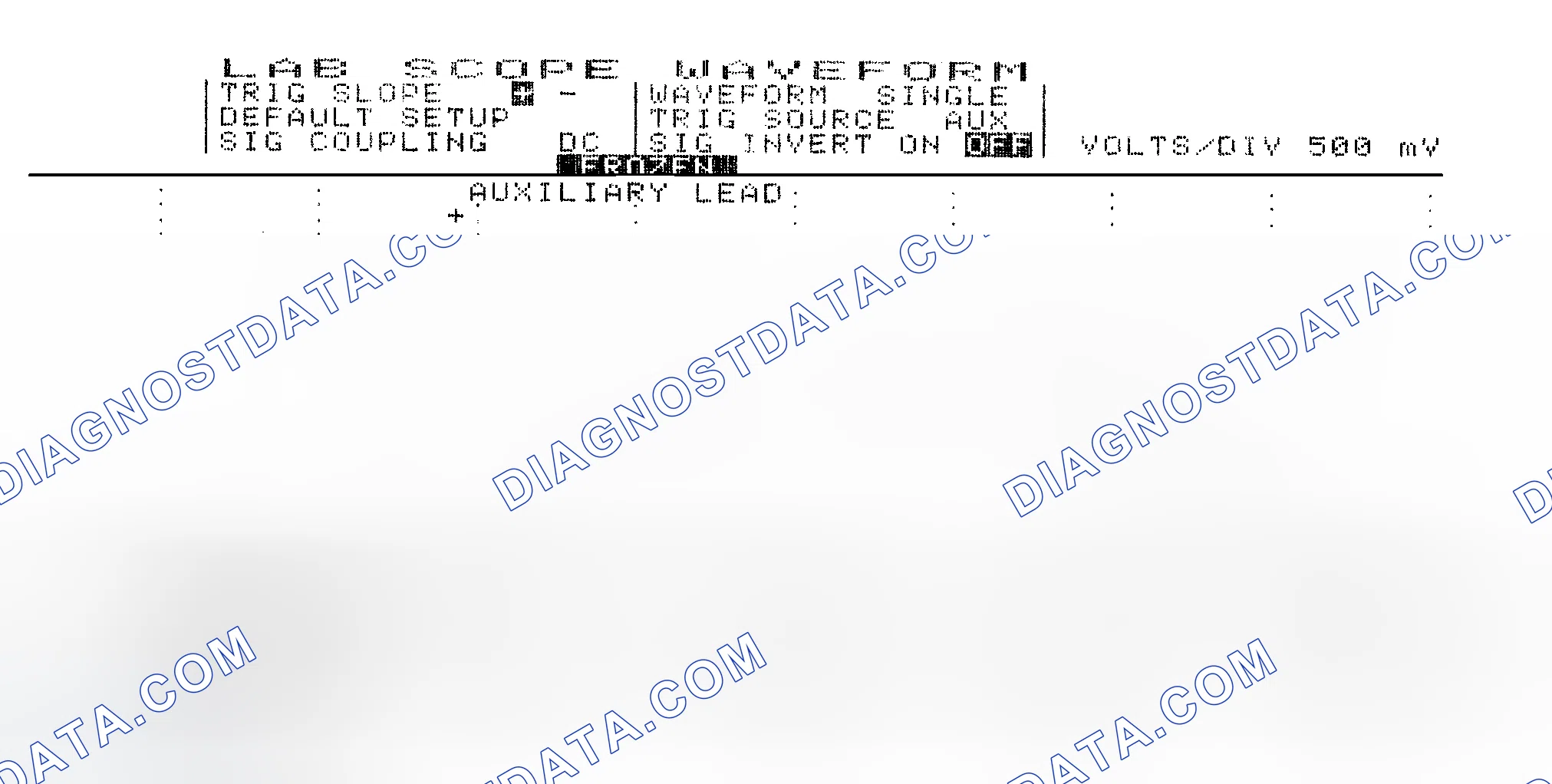 Scheme 14: Single Injector w/Excessive Current Flow - Current Pattern