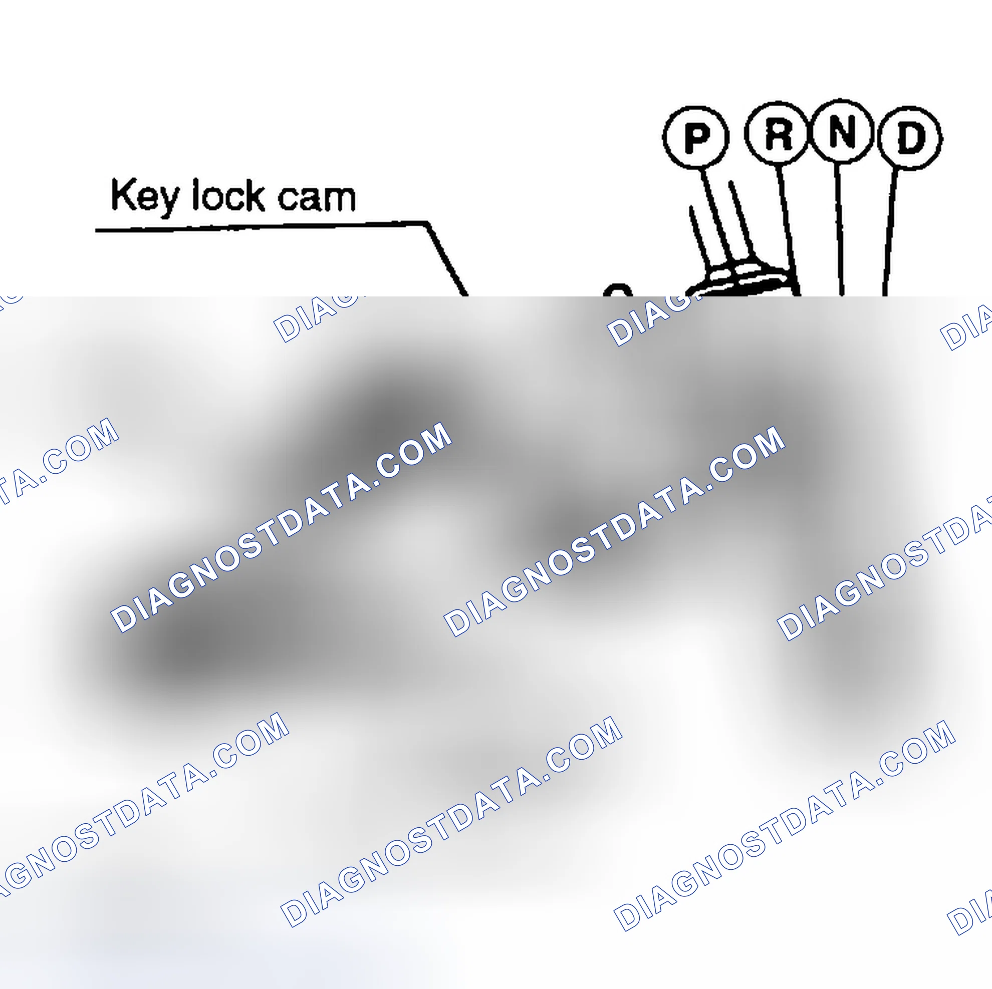 Scheme 149: PROCEDURE FOR ADJUSTING SHIFT LOCK & KEY LOCK CABLE