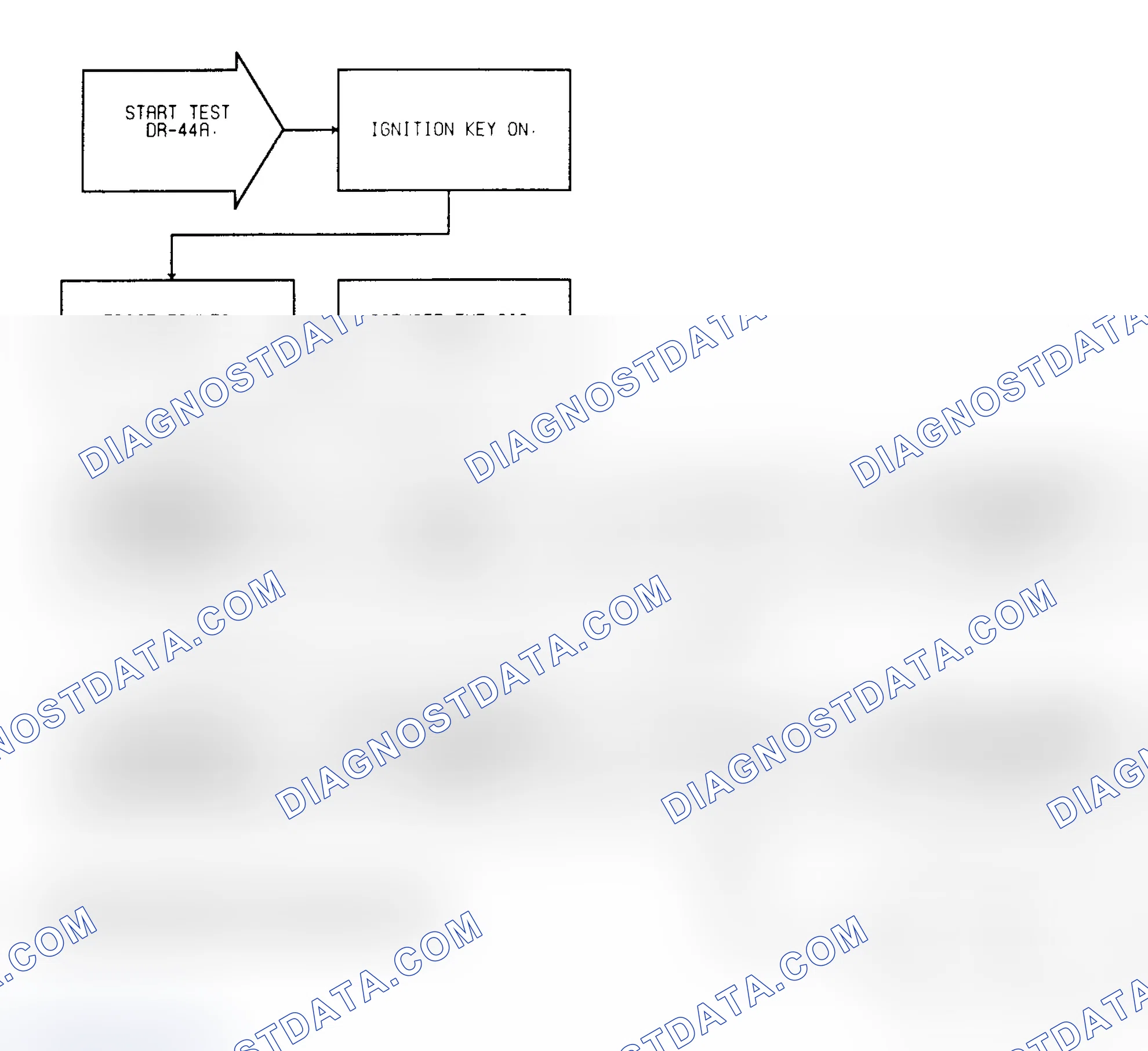 Scheme 21: Test DR-44A: Intermittent Test For Idle Motor Circuits