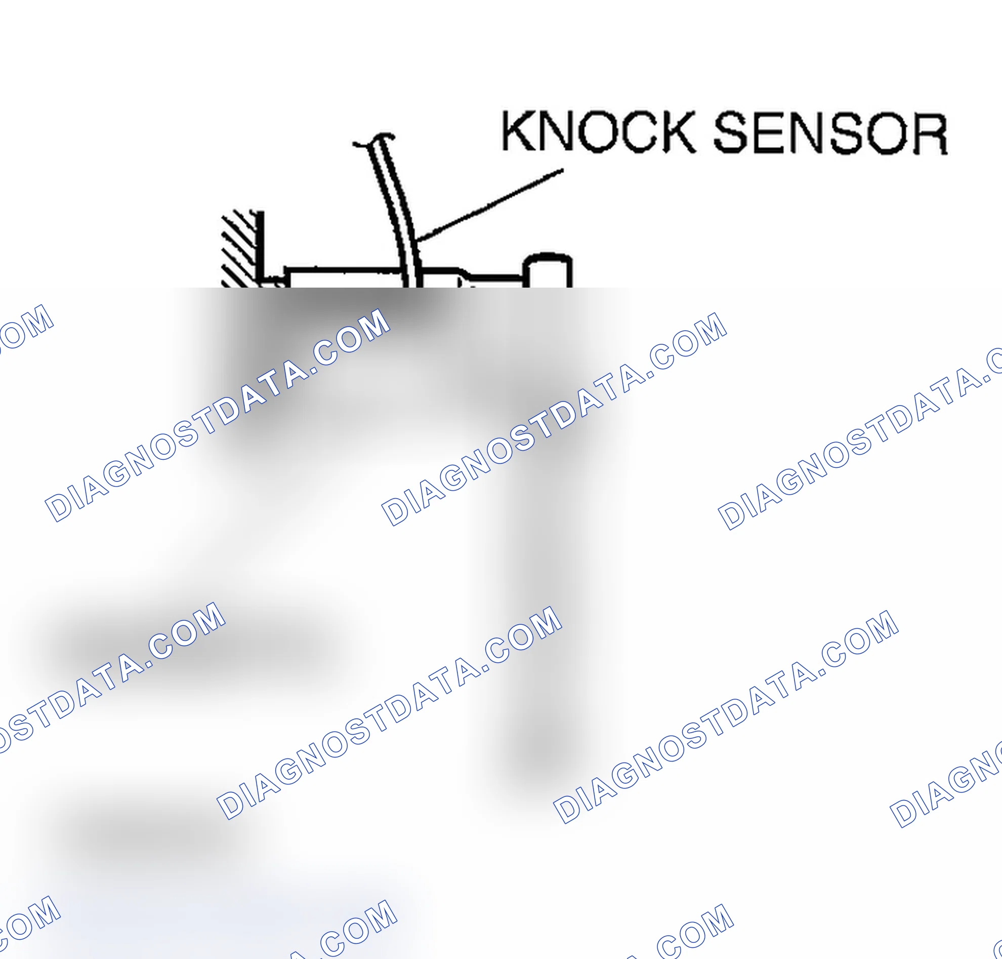 Scheme 47: >>A<< KNOCK SENSOR INSTALLATION
