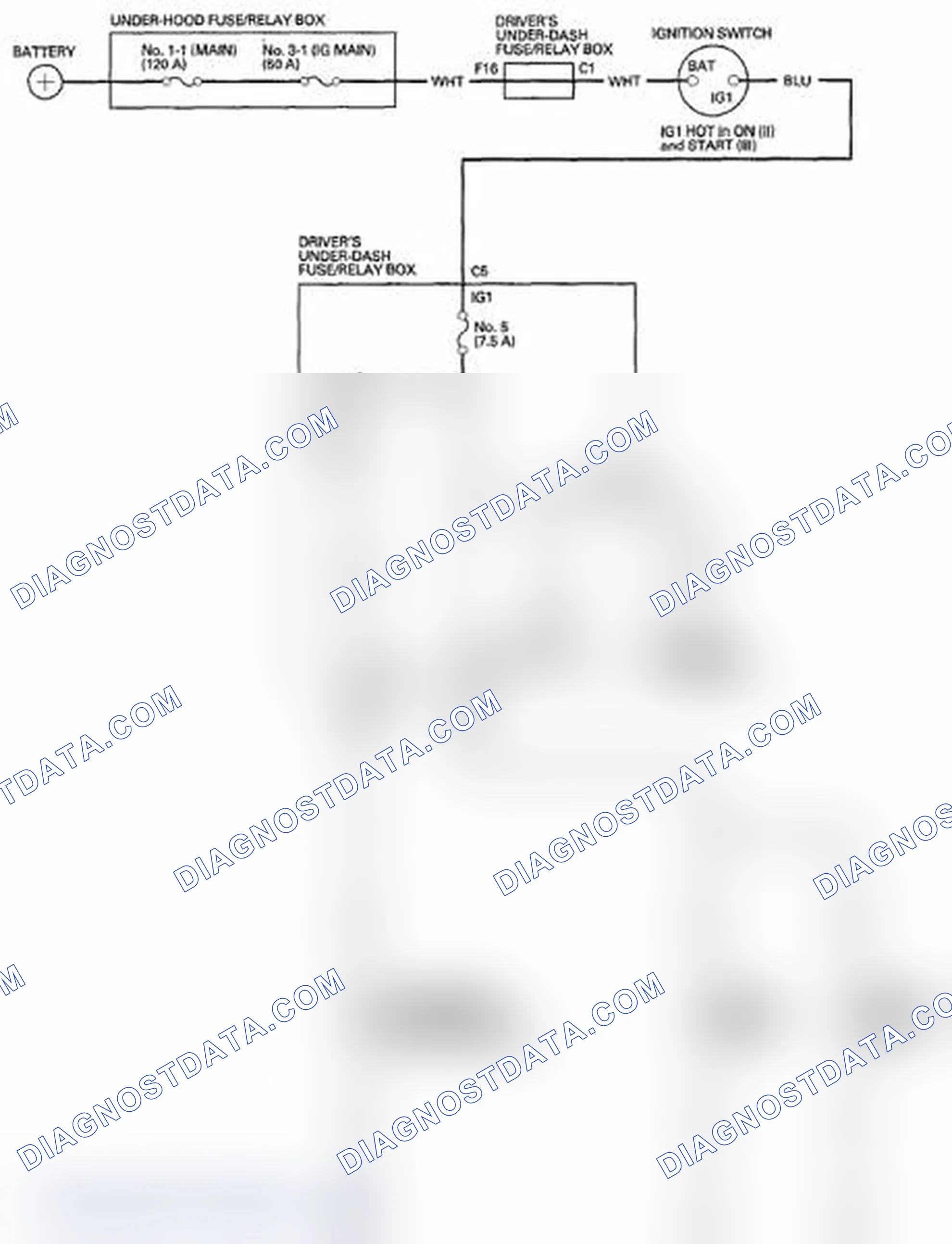 Scheme 8: Circuit Diagram - Back-up Lights