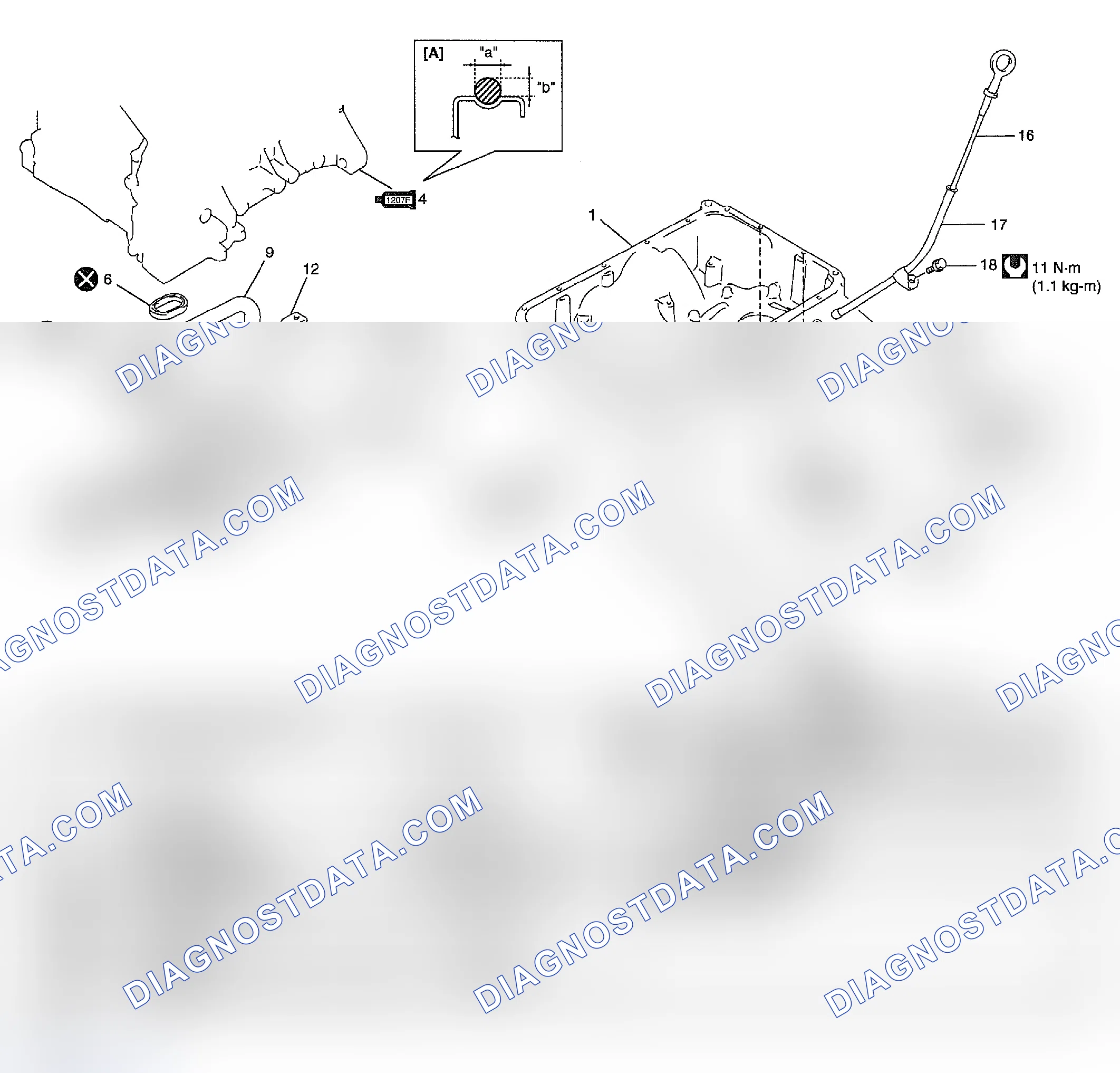 Scheme 5: Oil Pan and Oil Pump Strainer Components