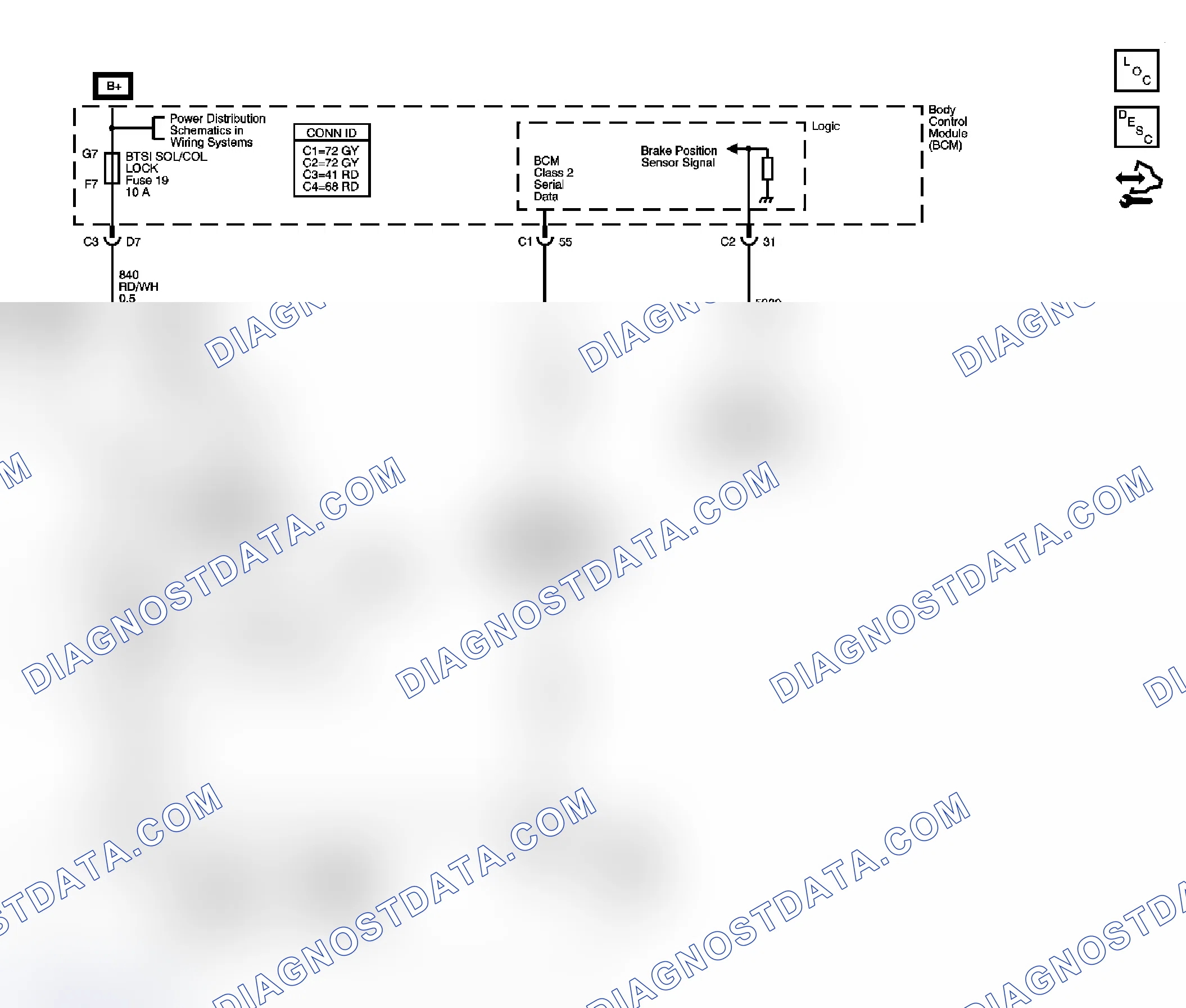 Scheme 123: Shift Lock Control Schematics