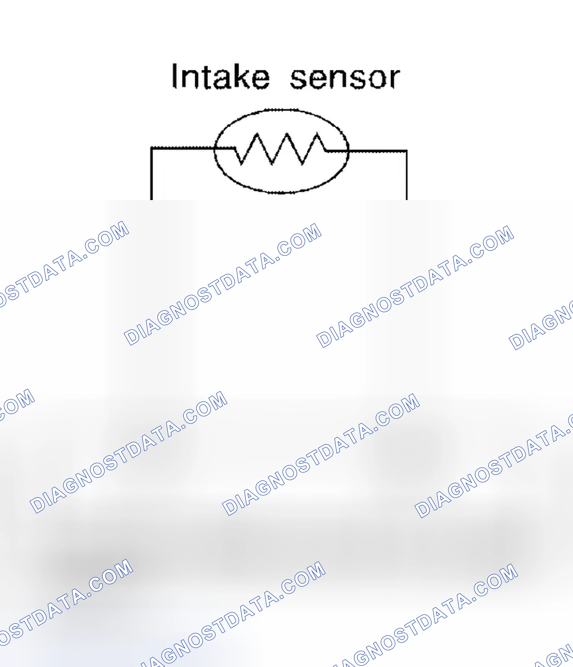 Scheme 79: DIAGNOSTIC PROCEDURE FOR INTAKE SENSOR
