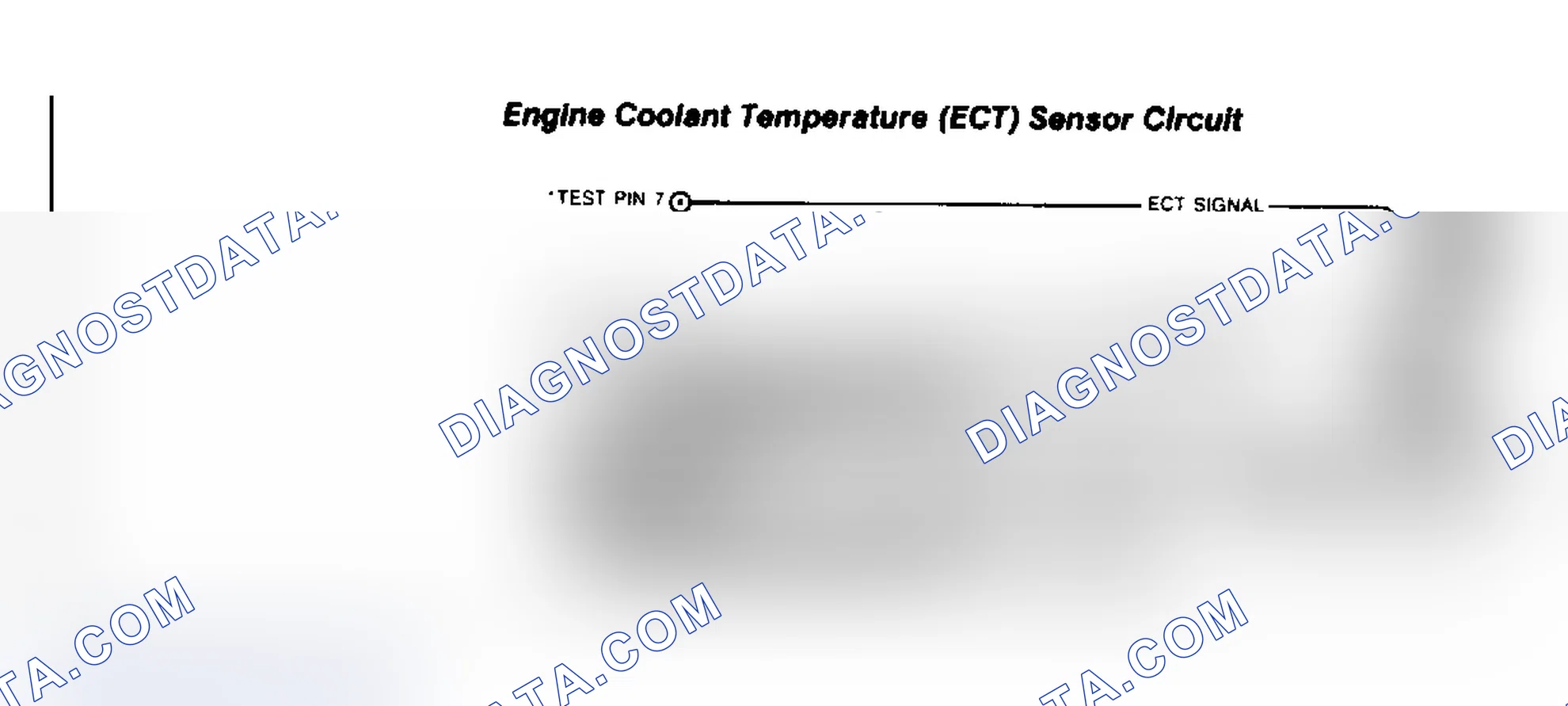 Scheme 14: Engine Coolant Temperature (ECT) Sensor Circuit
