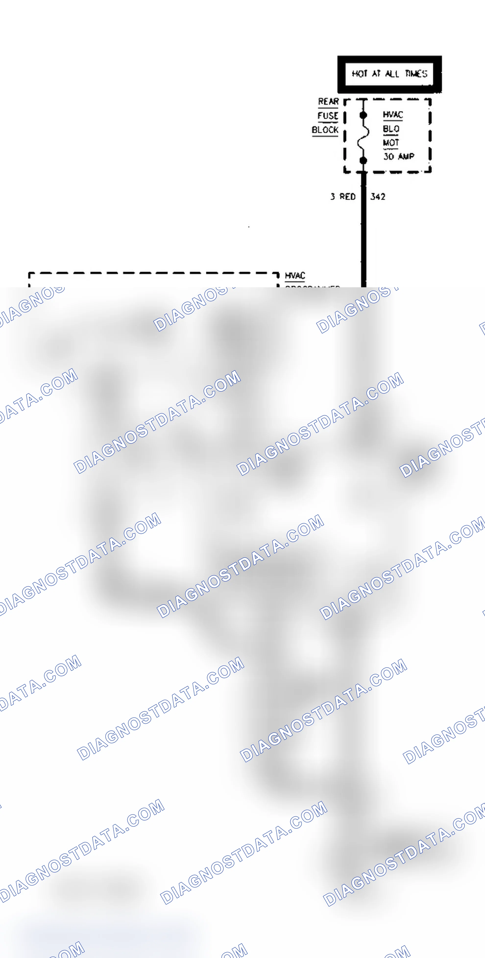 Scheme 6: CHART A - BLOWER OPERATES ON HIGH SPEED ONLY