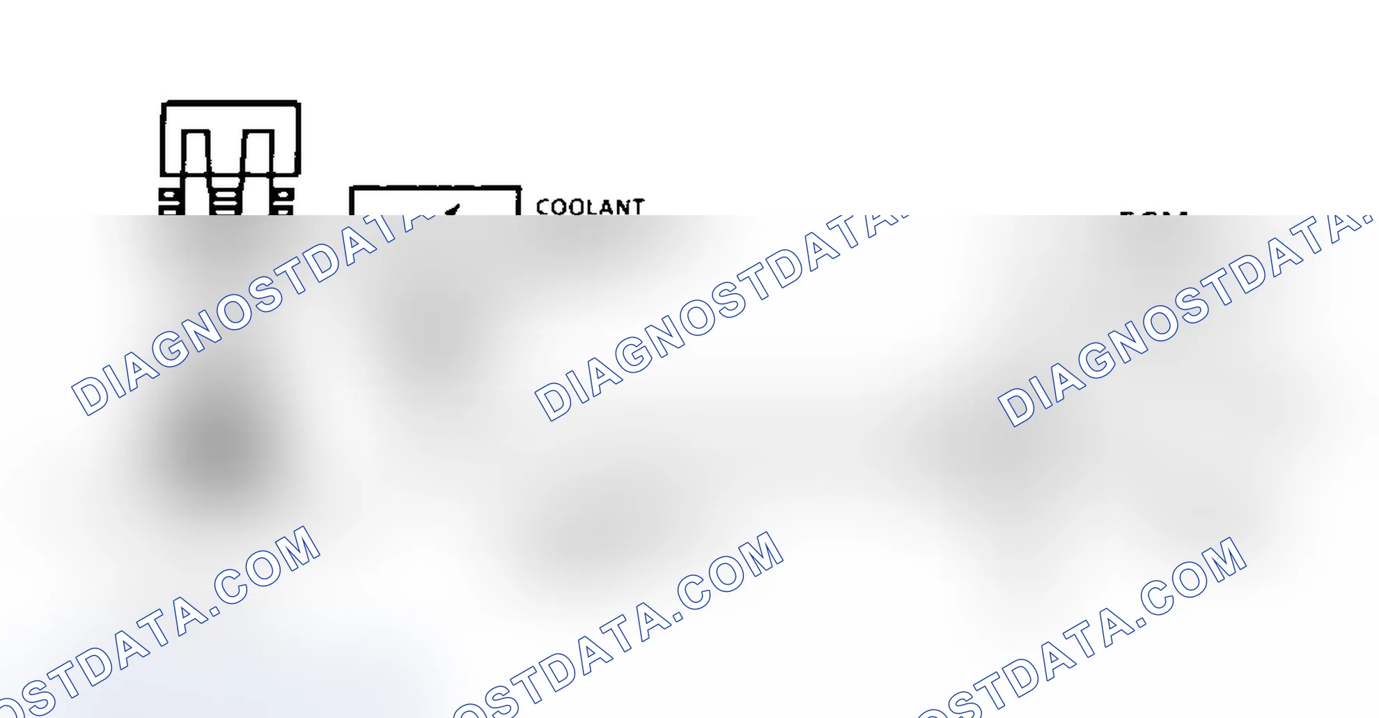 Scheme 77: Code 14 Schematic (5.7L) Coolant Temperature Sensor Signal Voltage Low (High Temp. Indicated)