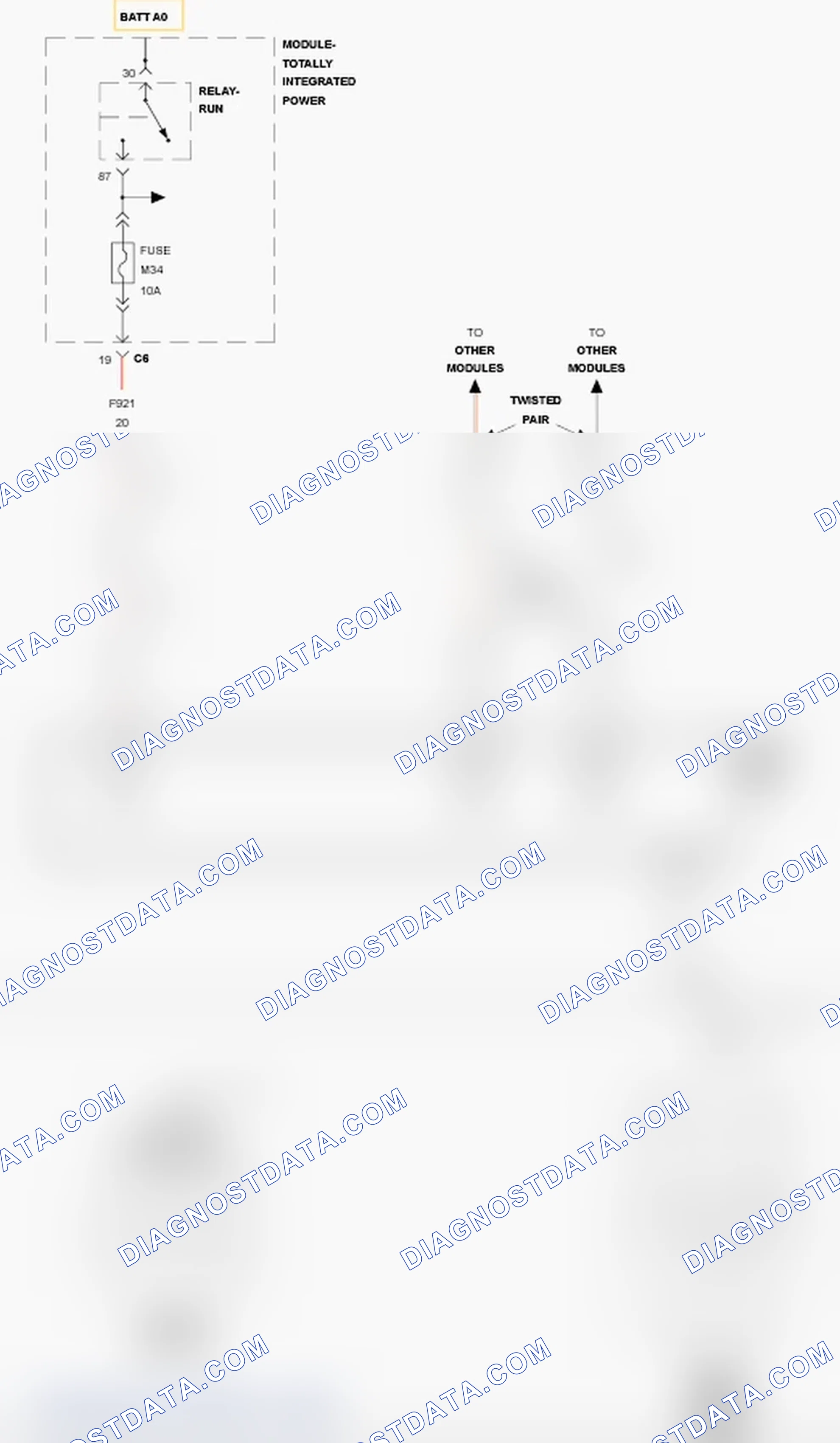 Scheme 266: NO RESPONSE FROM PTS (PARK ASSIST MODULE)