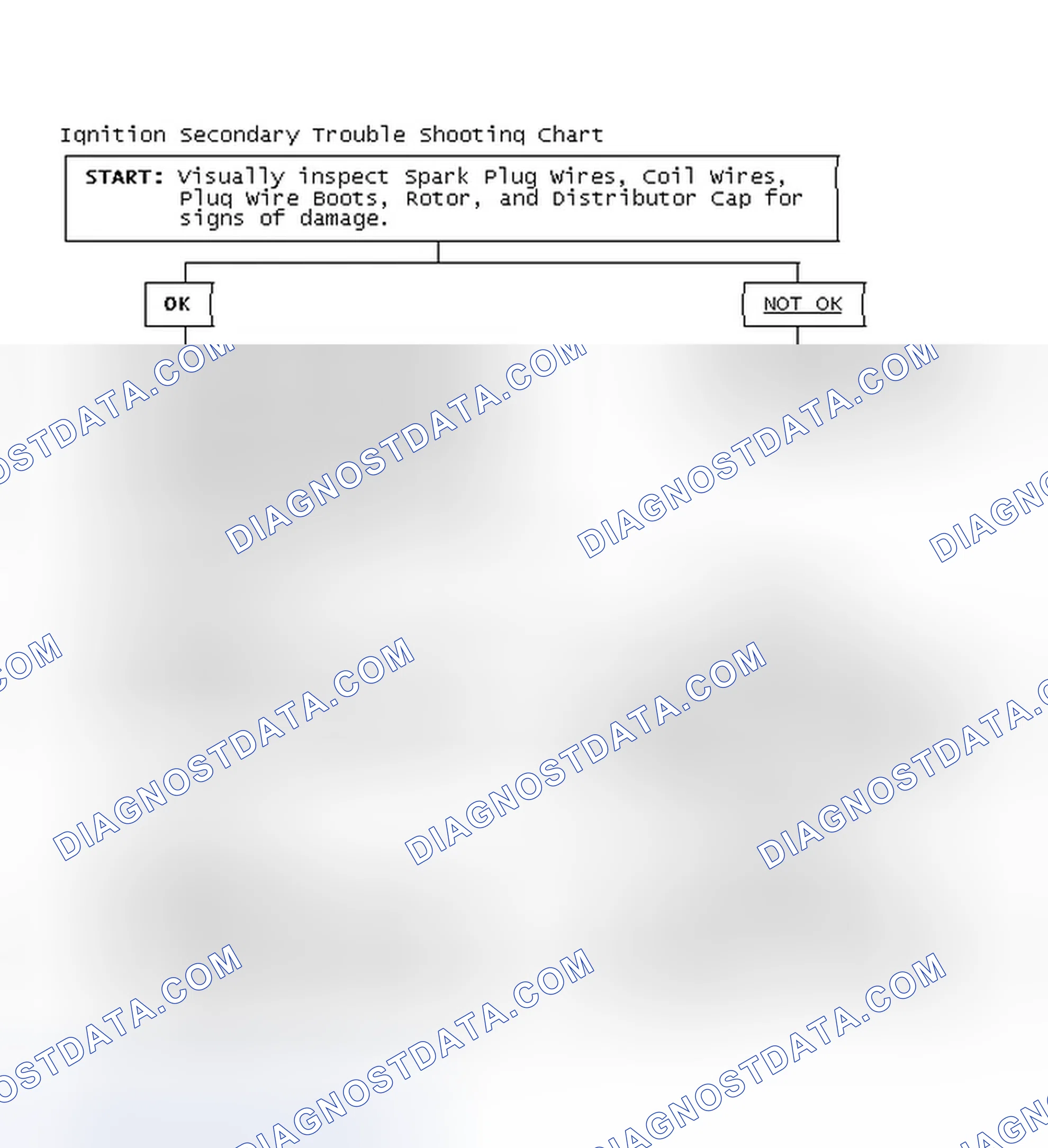 Scheme 1: Ignition Secondary Trouble Shooting Chart