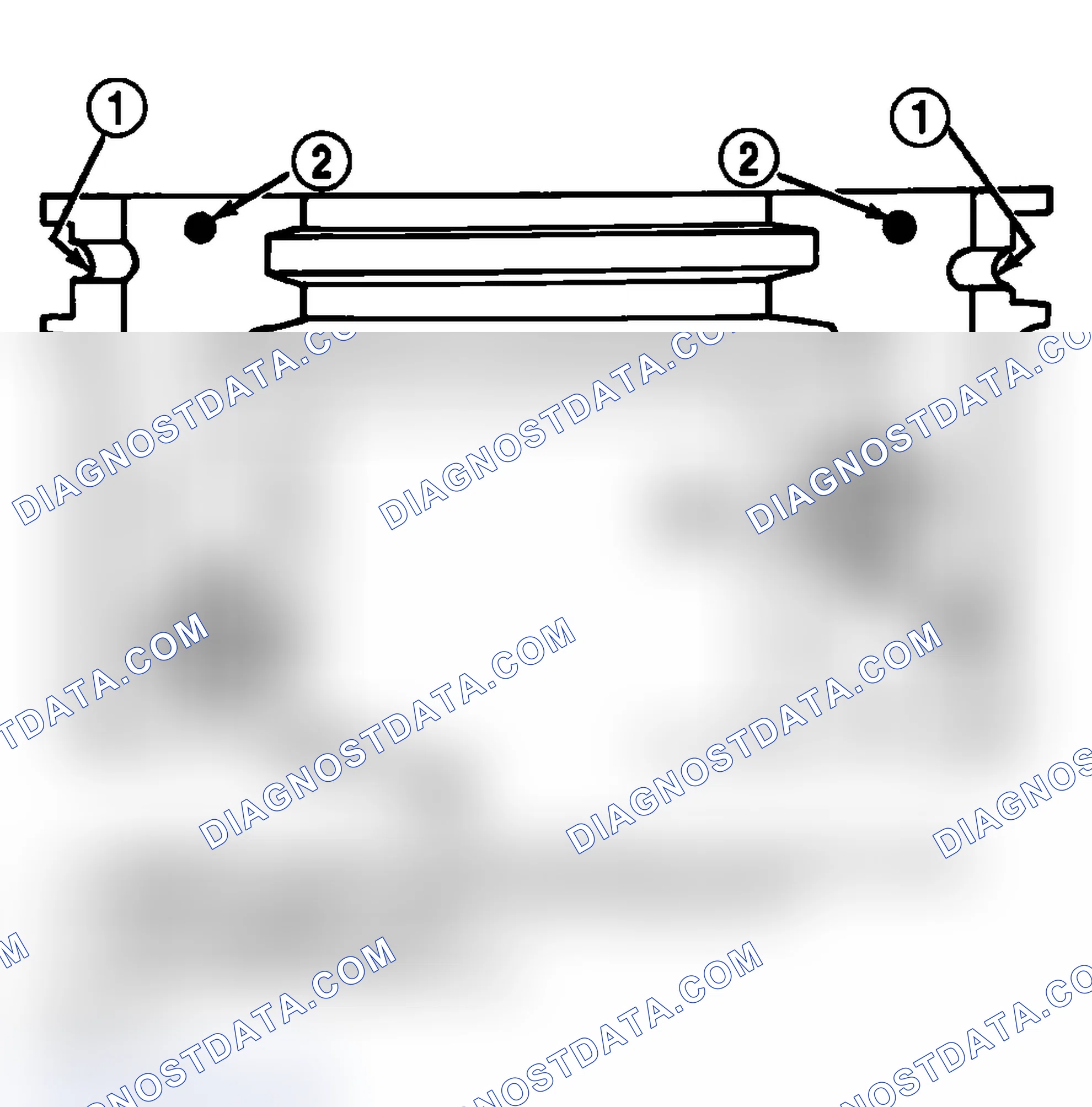 Scheme 573: UPPER SEAL-CRANKSHAFT REMOVED