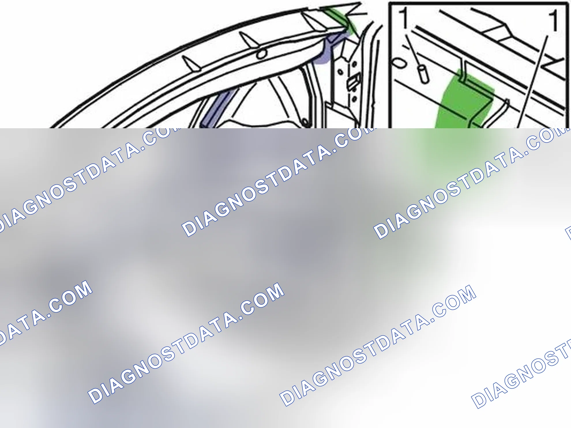 Scheme 43: Passenger compartment, internal