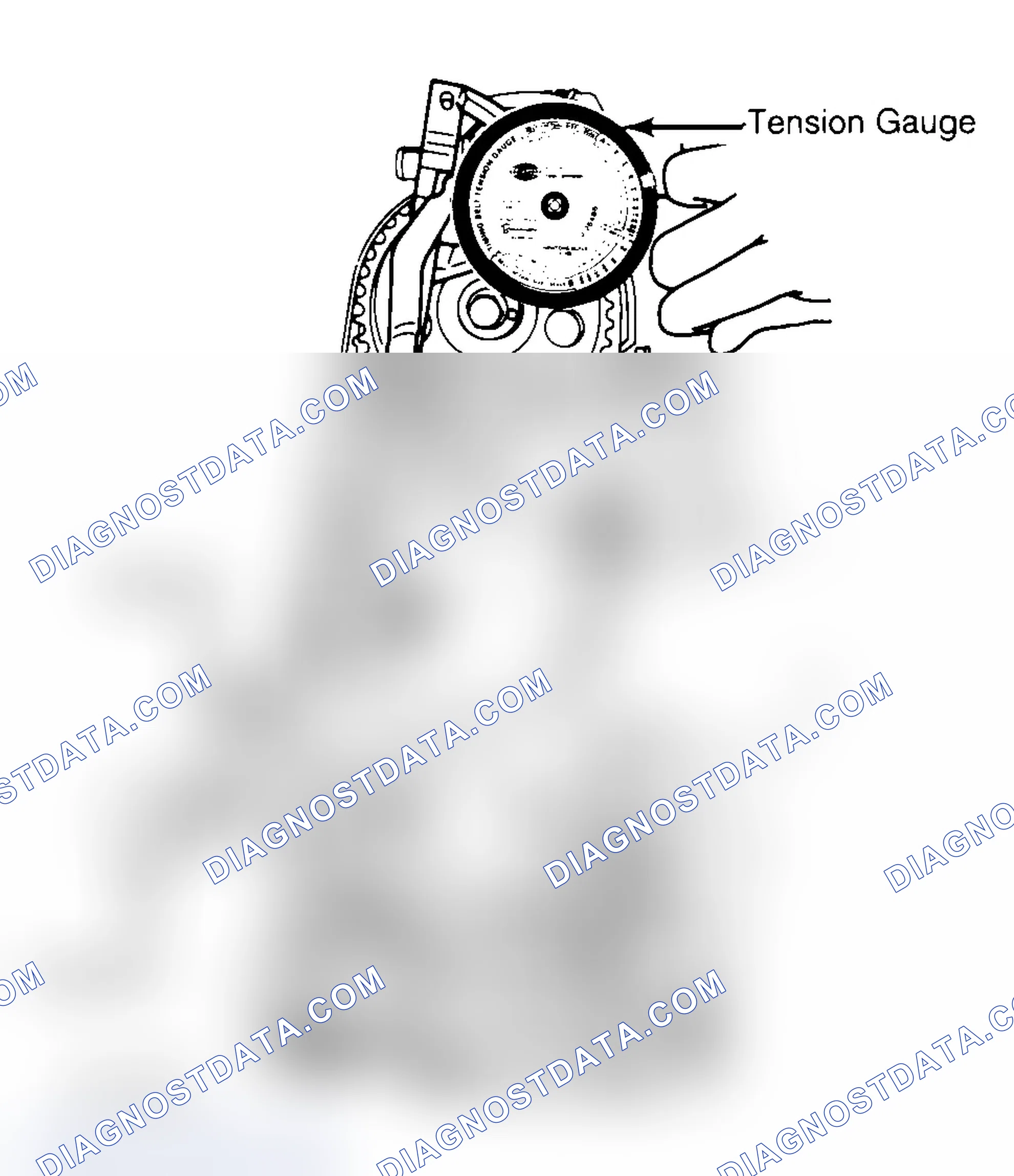Scheme 28: Adjusting Typical Timing Belt Tension