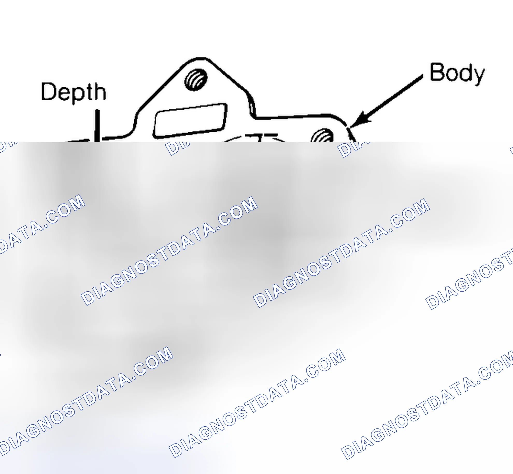 Scheme 35: Measuring Oil Pump Gear Cavity