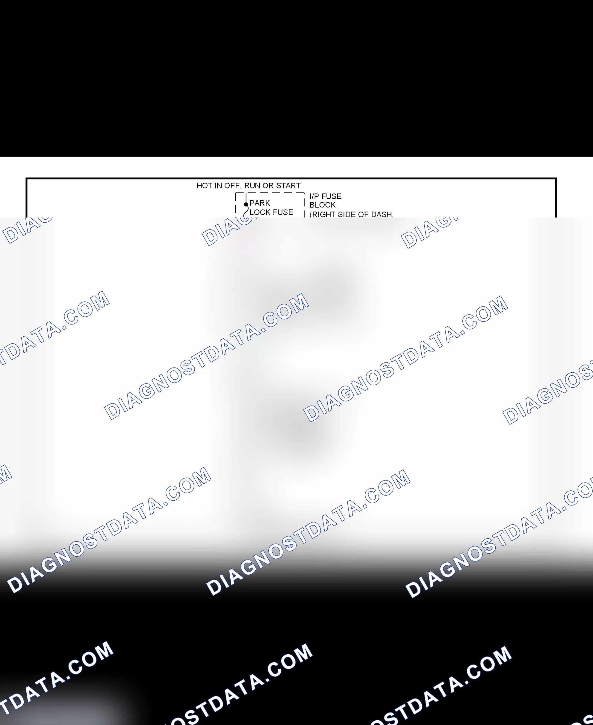 Scheme 43: Park lock System Wiring Diagram (1999 Regal)