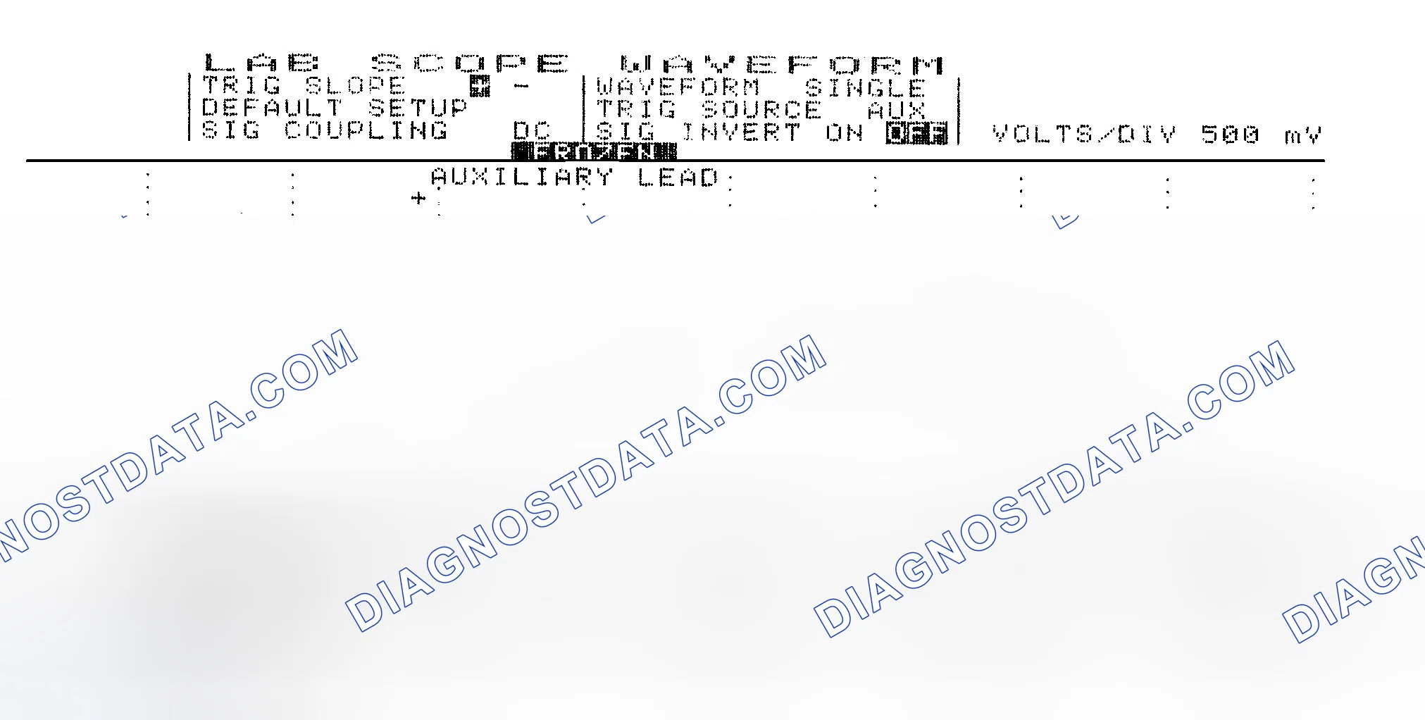 Scheme 14: Single Injector w/Excessive Current Flow - Current Pattern