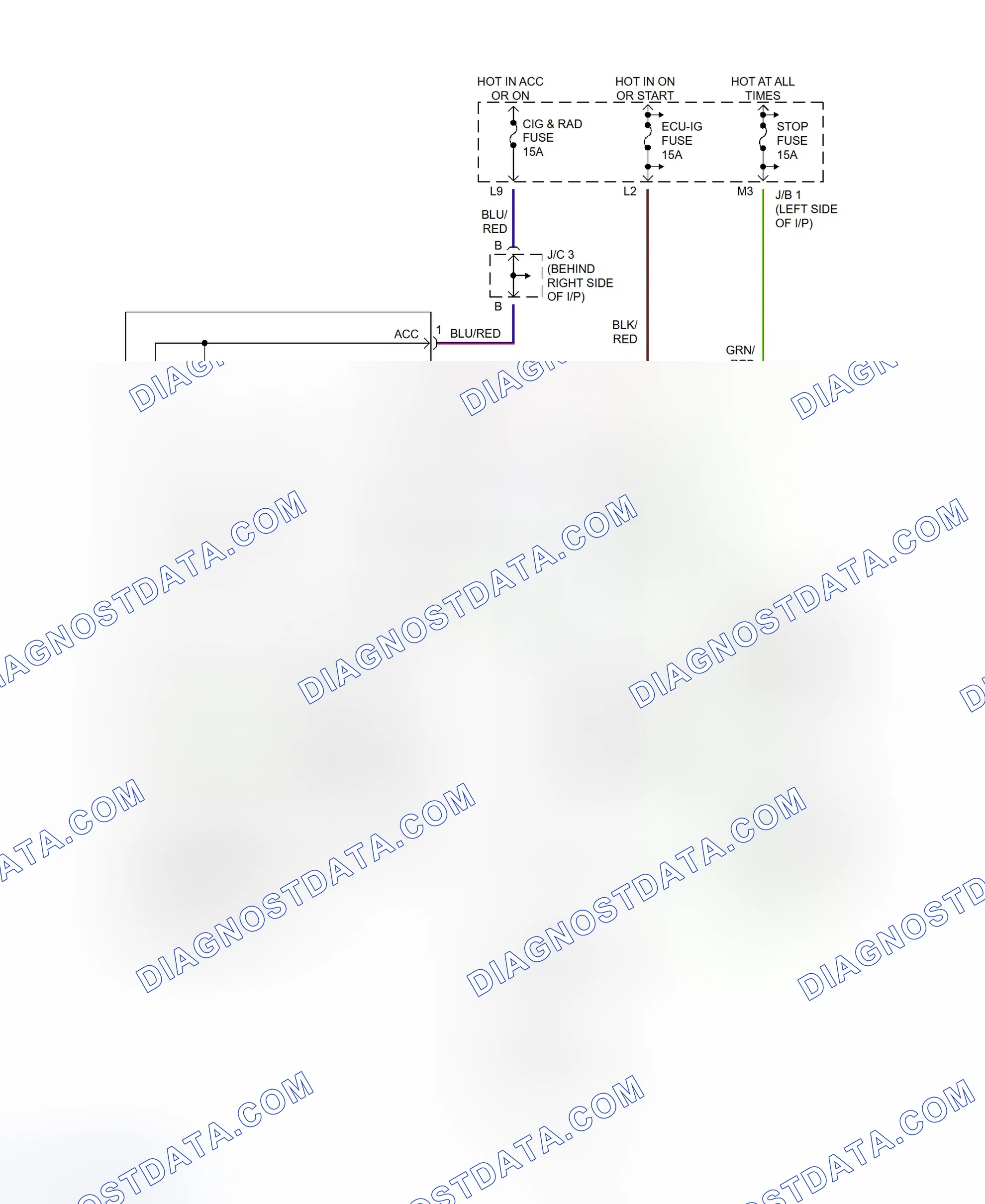 Scheme 94: Shift Interlock System Wiring Diagram (Camry)