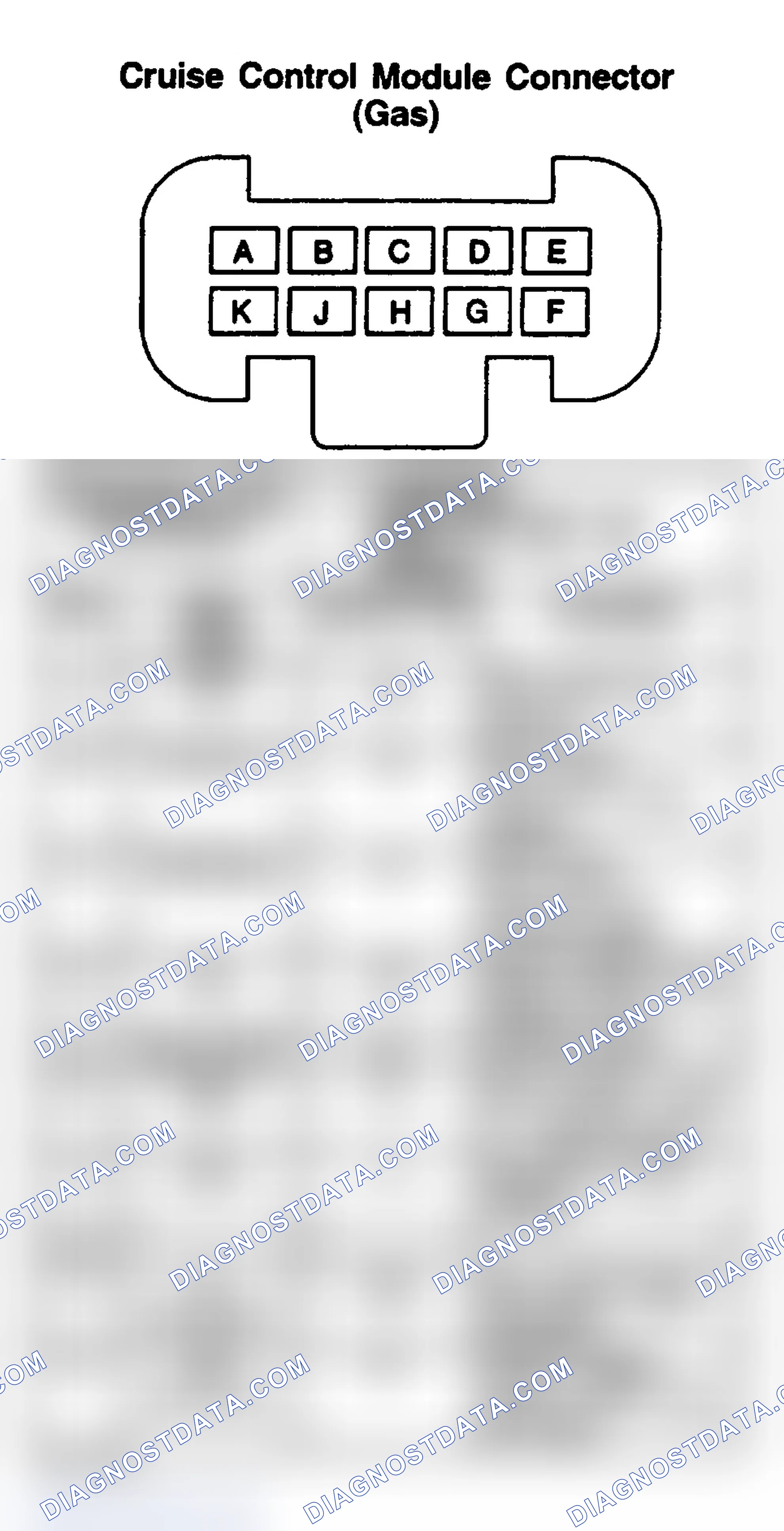 Scheme 134: CRUISE CONTROL MODULE (GAS)