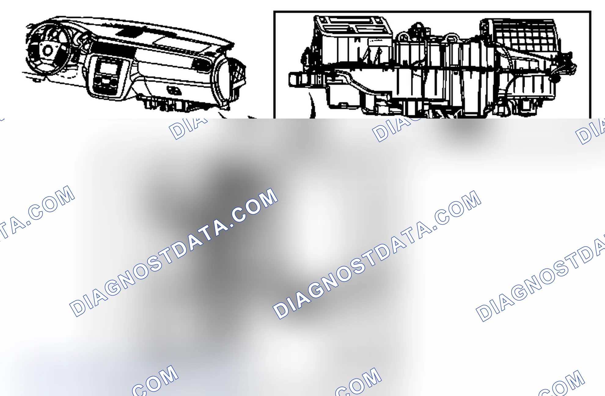 Scheme 53: Duct Air Temperature Sensor Replacement - Lower Left Side