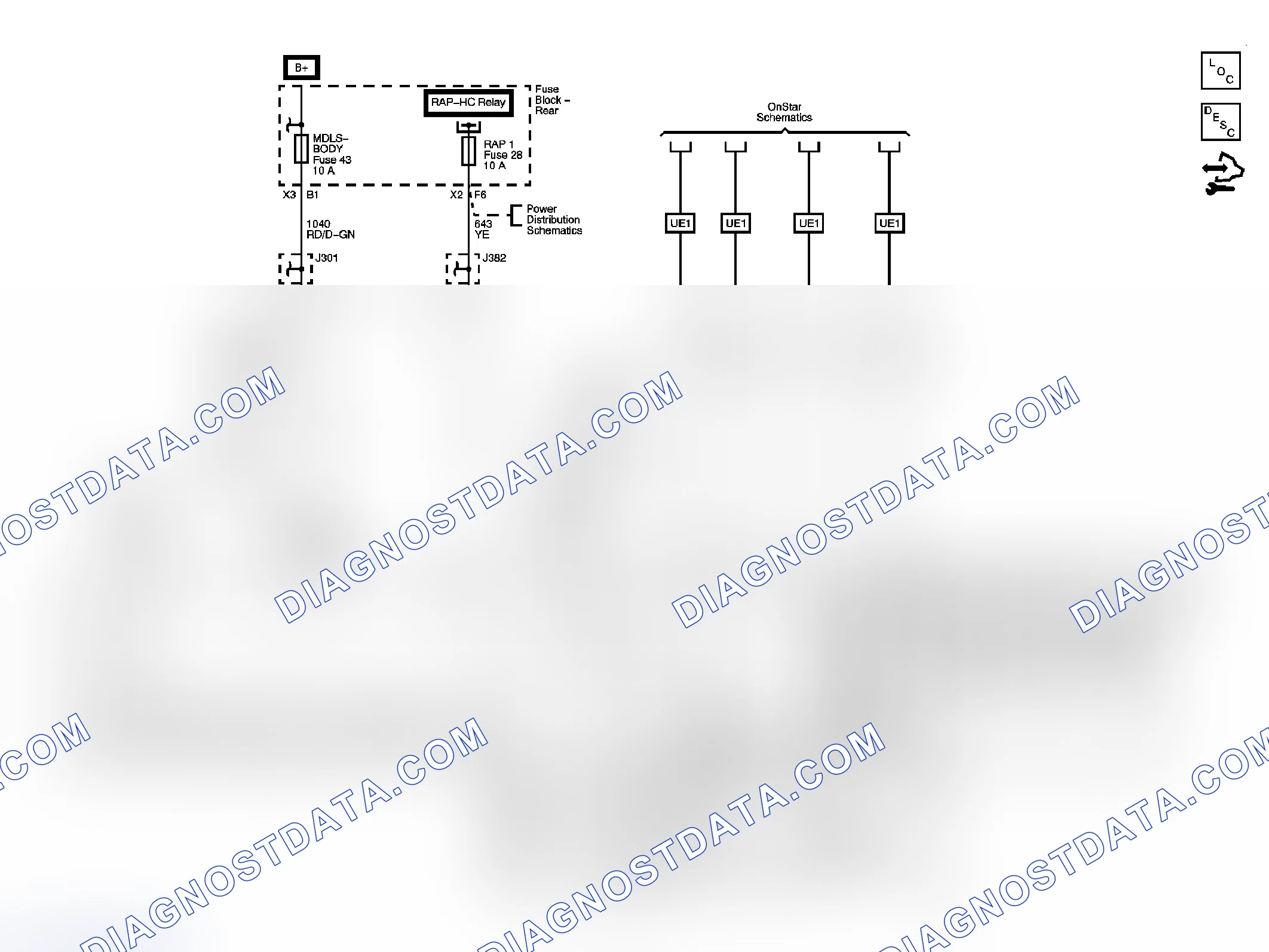 Scheme 1: Inside Rearview Mirror Schematics