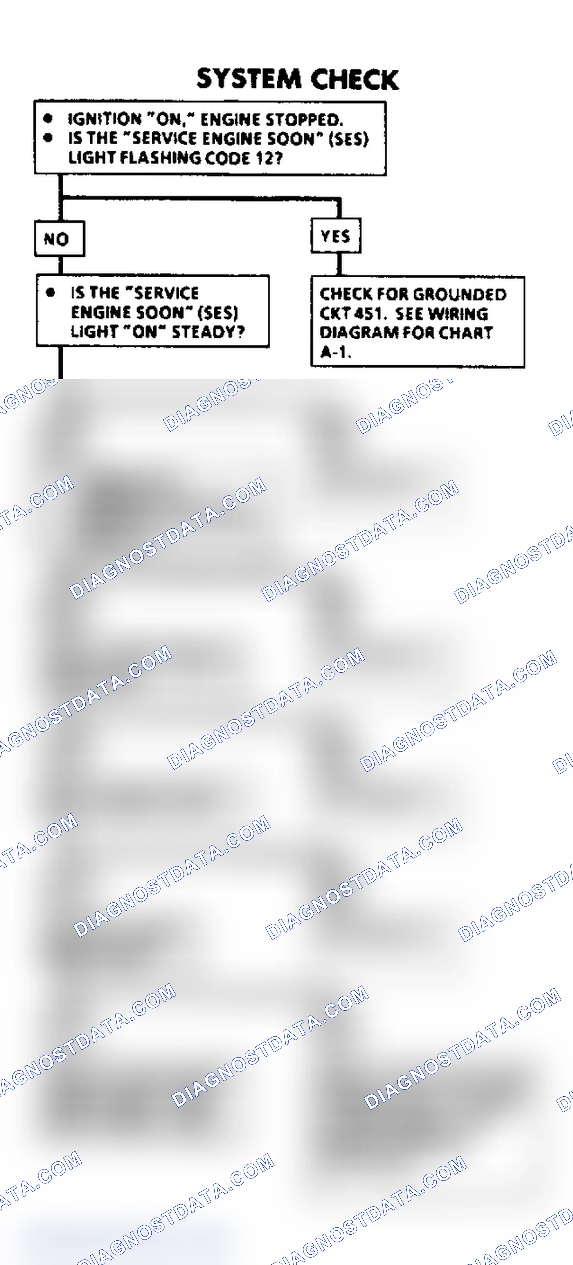 Scheme 226: System Check Flow Chart