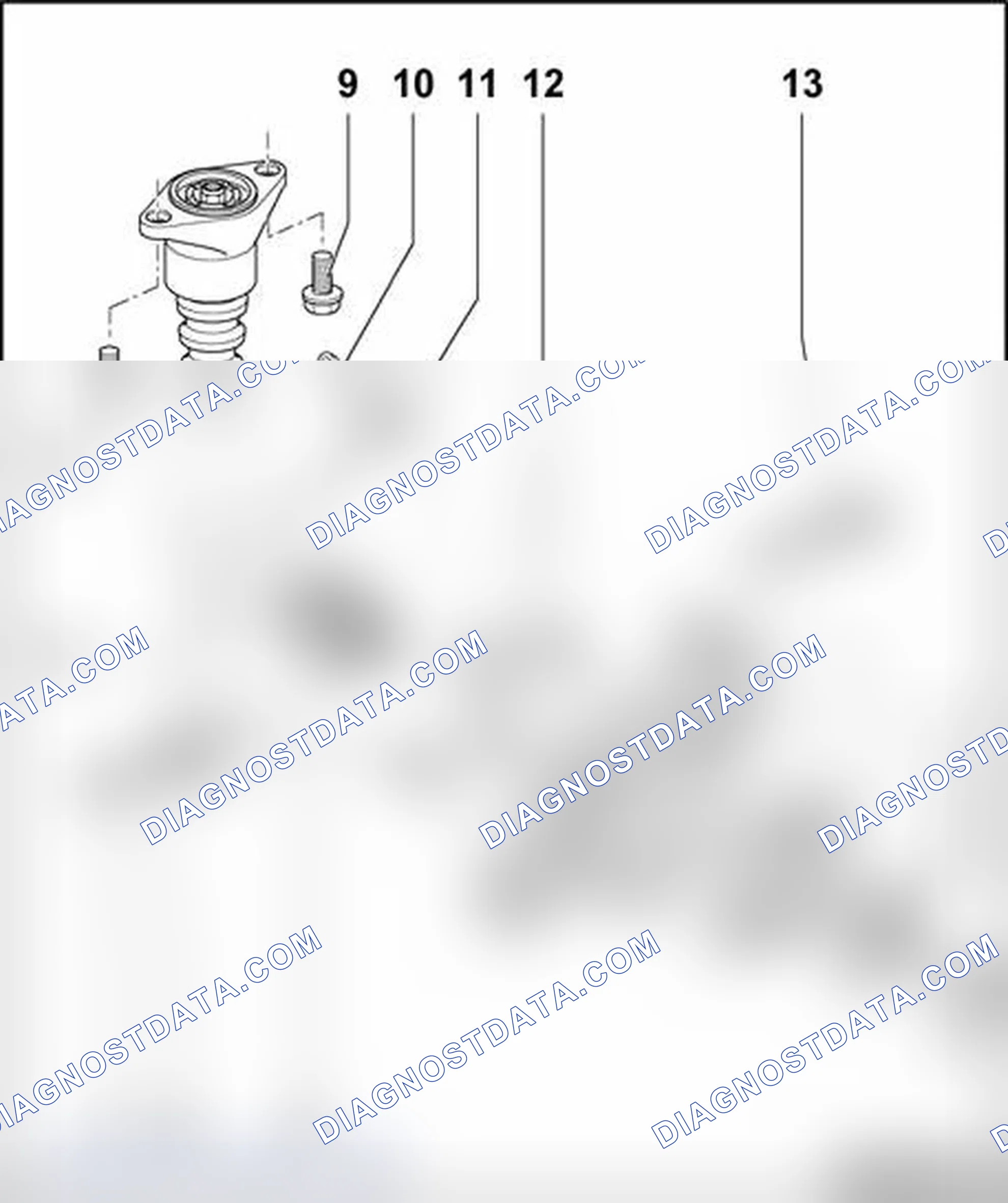 Scheme 182: Part VII, Wheel bearing housing (aluminum) - all wheel drive