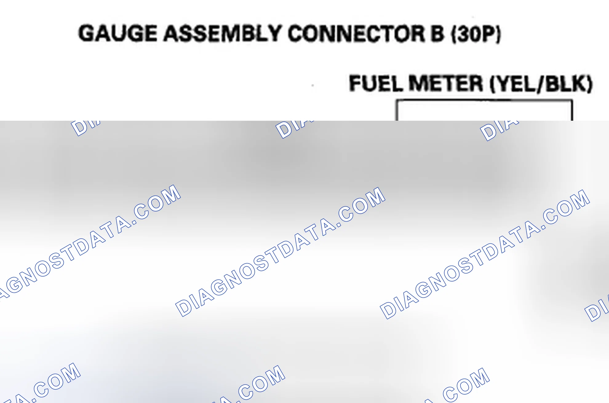Scheme 63: DTC B1176: Fuel Gauge Unit Circuit Short