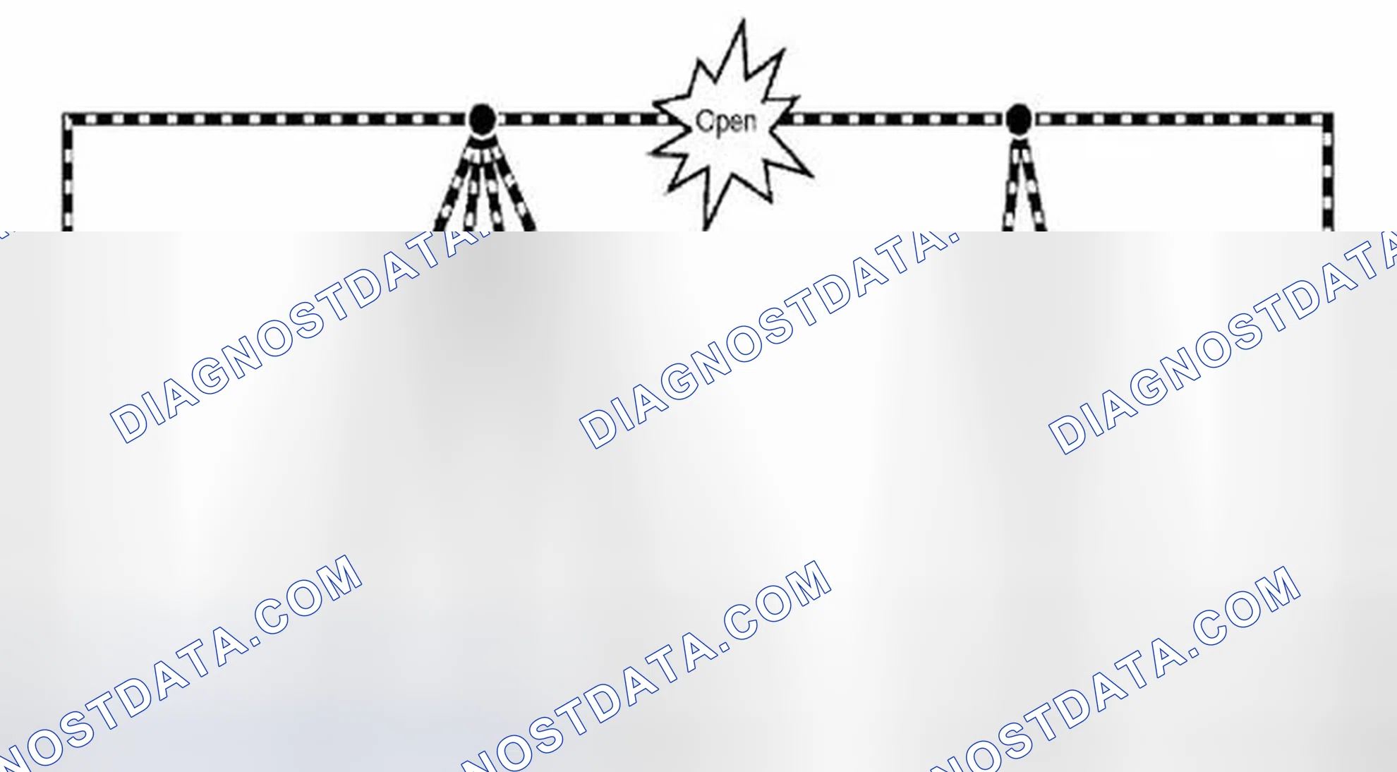 Scheme 15: Example: Main Line Between Data Link Connector and ABS Actuator and Electric Unit (Control Unit) Ope