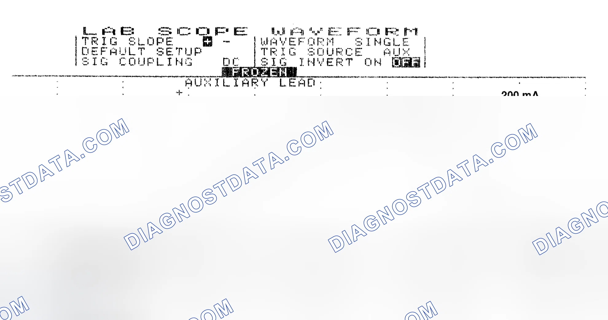 Scheme 13: Single Injector w/Normal Current Flow - Current Pattern
