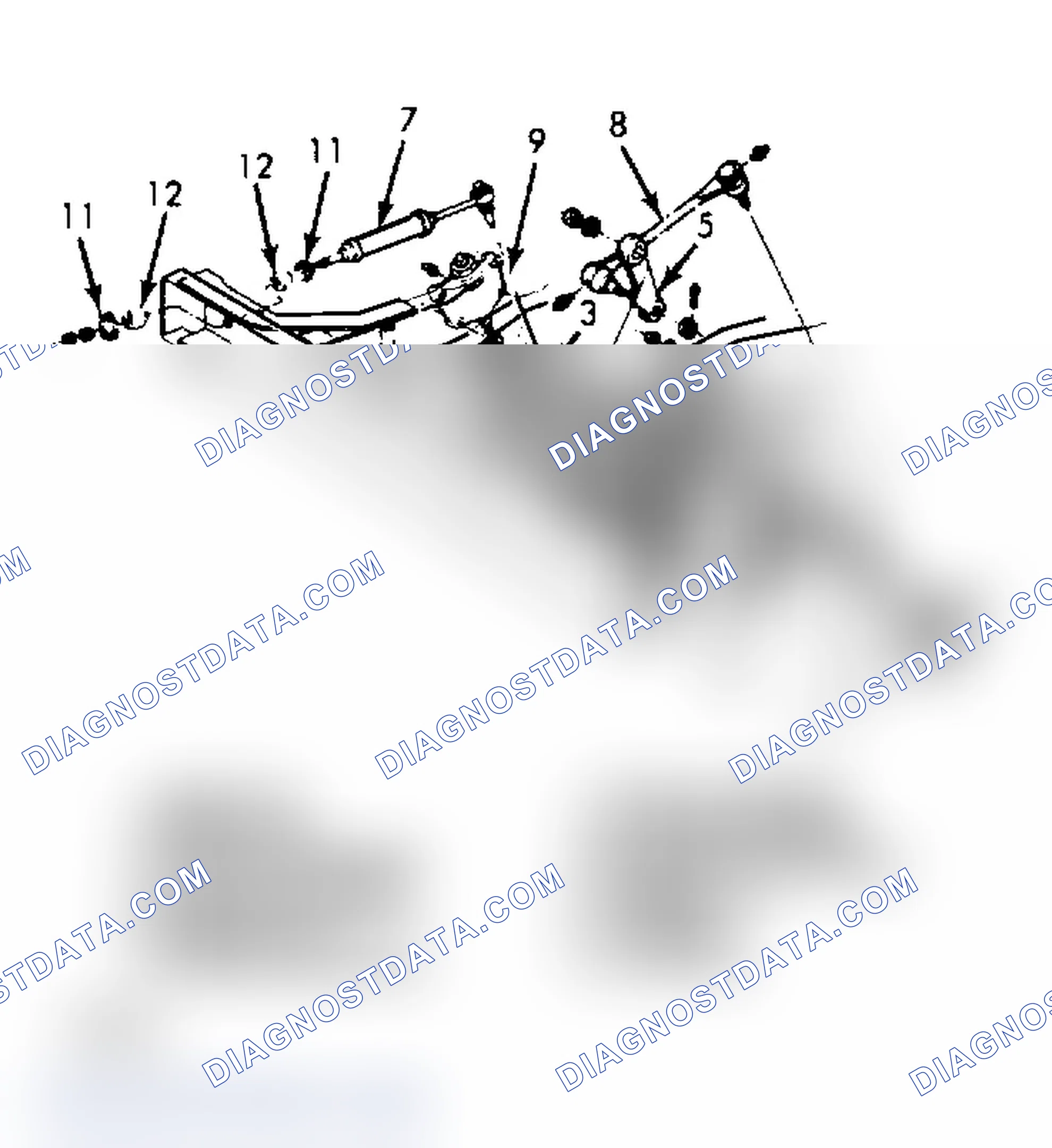 Scheme 6: View Of Steering Linkage (Commercial Van - Motorhome Chassis)