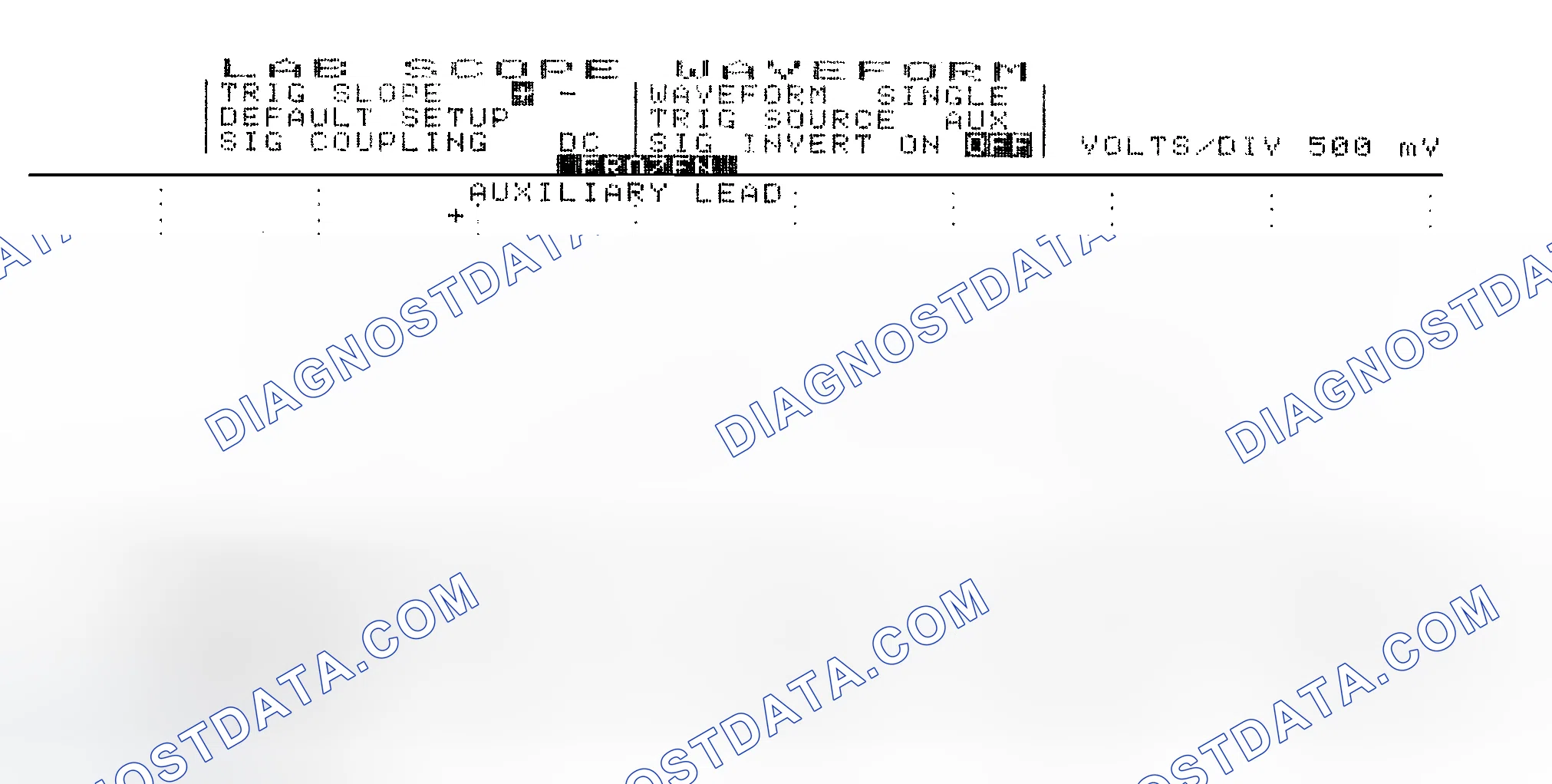 Scheme 14: Single Injector w/Excessive Current Flow - Current Pattern