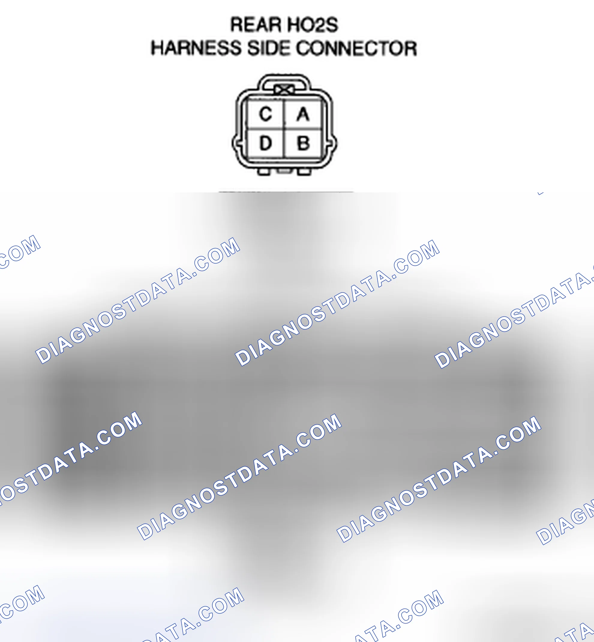 Scheme 57: Rear HO2S Circuit Open/Short Inspection (Heater)