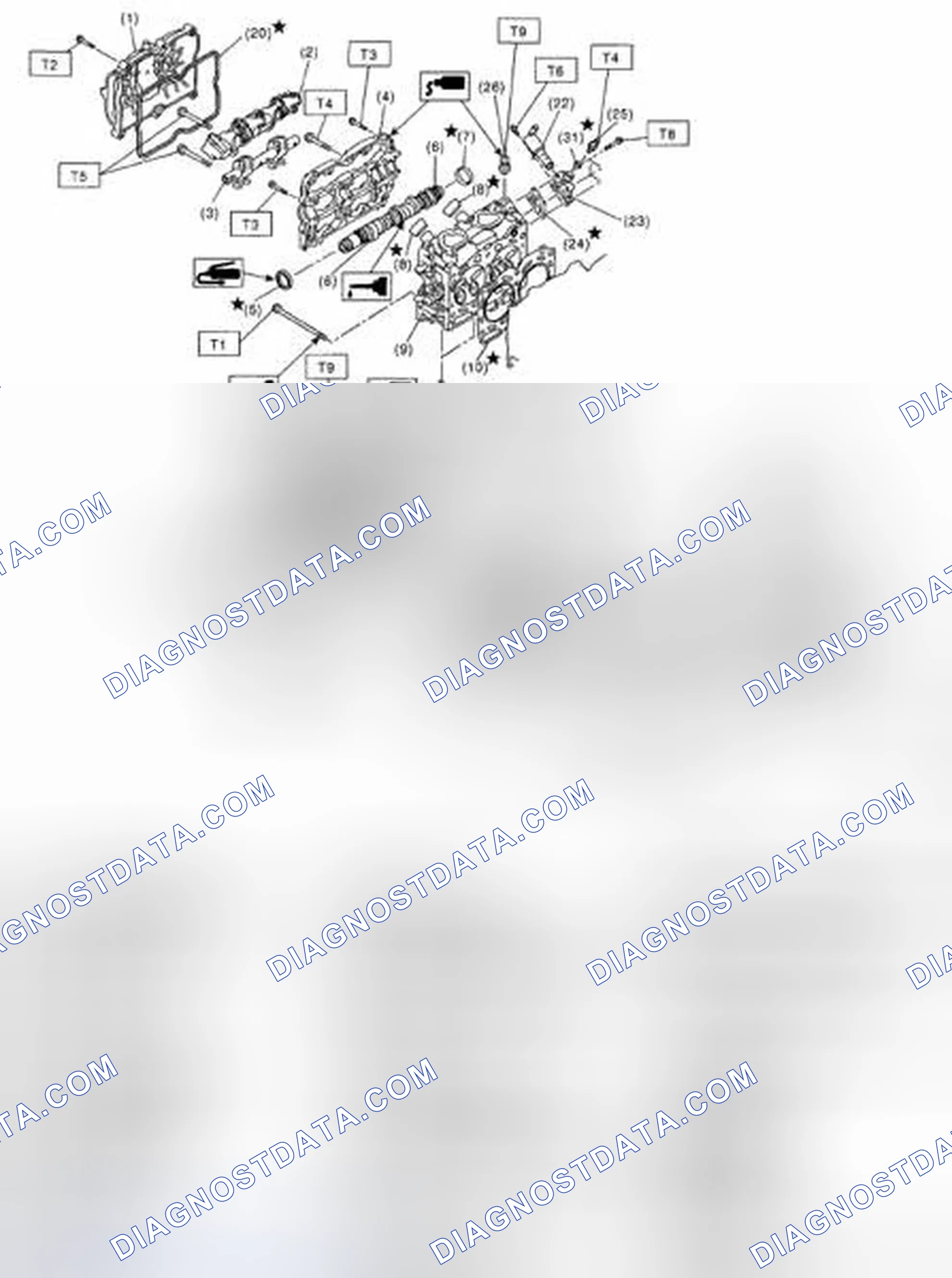 Scheme 42: Exploded View Of Cylinder Head And Camshaft With Torque Specifications