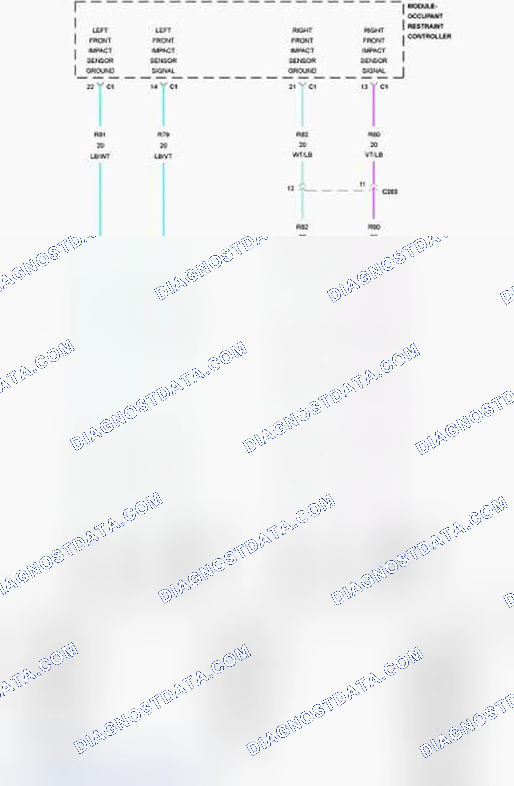 Scheme 122: B0090-49-LEFT FRONTAL RESTRAINTS SENSOR - INTERNAL ELECTRONIC FAILURE