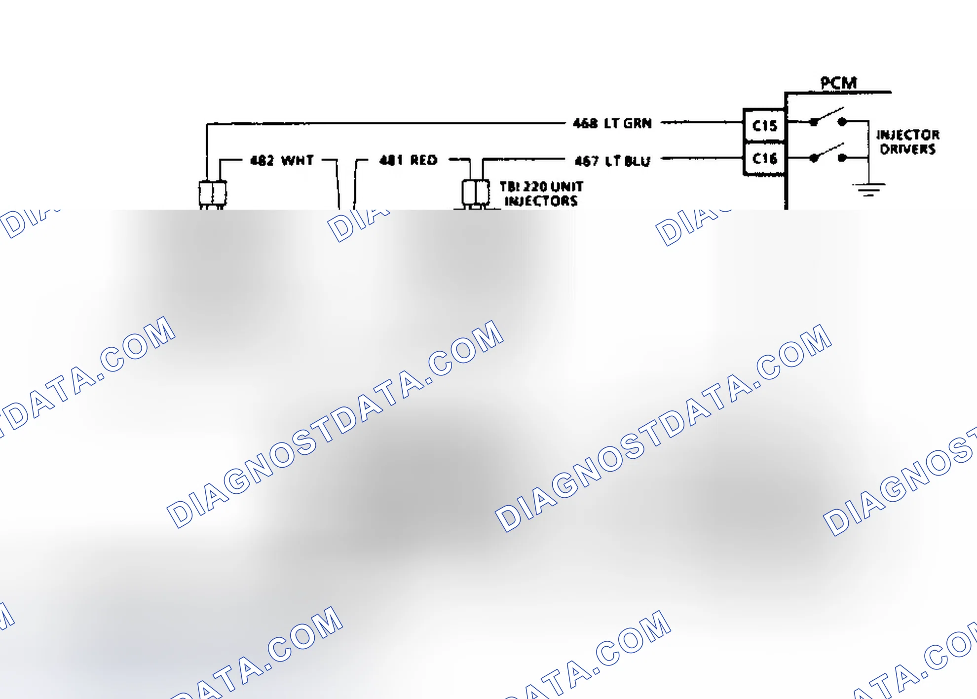 Scheme 10: HEI Ignition & Injector Circuits (2.8L, 4.3L TBI, 5.0L, 5.7L & 7.4L With 4L80-E Transmission)