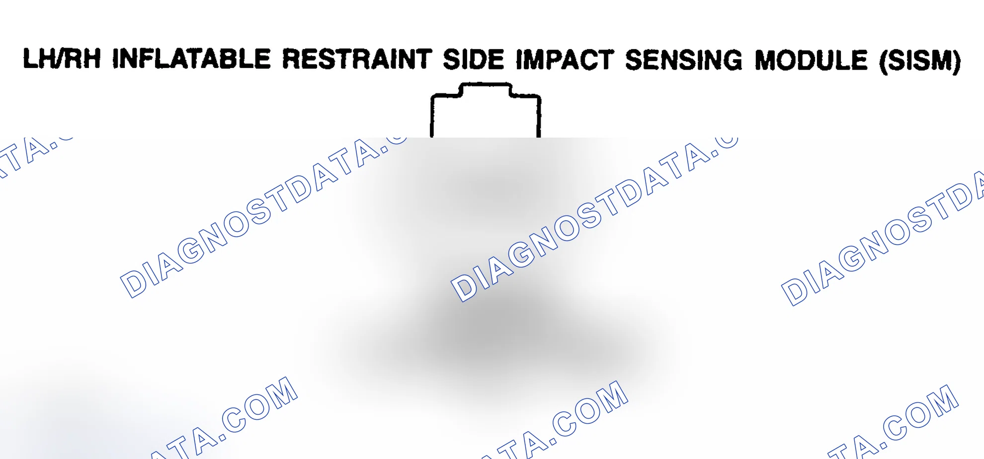 Scheme 153: INFLATABLE RESTRAINT SIDE IMPACT SENSING MODULE (SISM) - LEFT & RIGHT-HAND