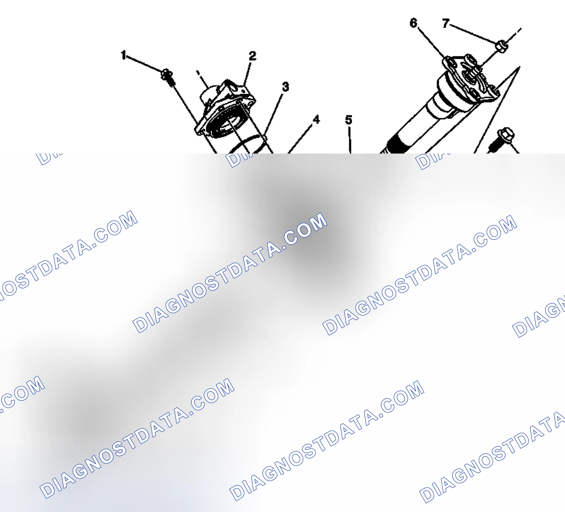 Scheme 2: Power Steering Gear Disassembled View (680 Gear)