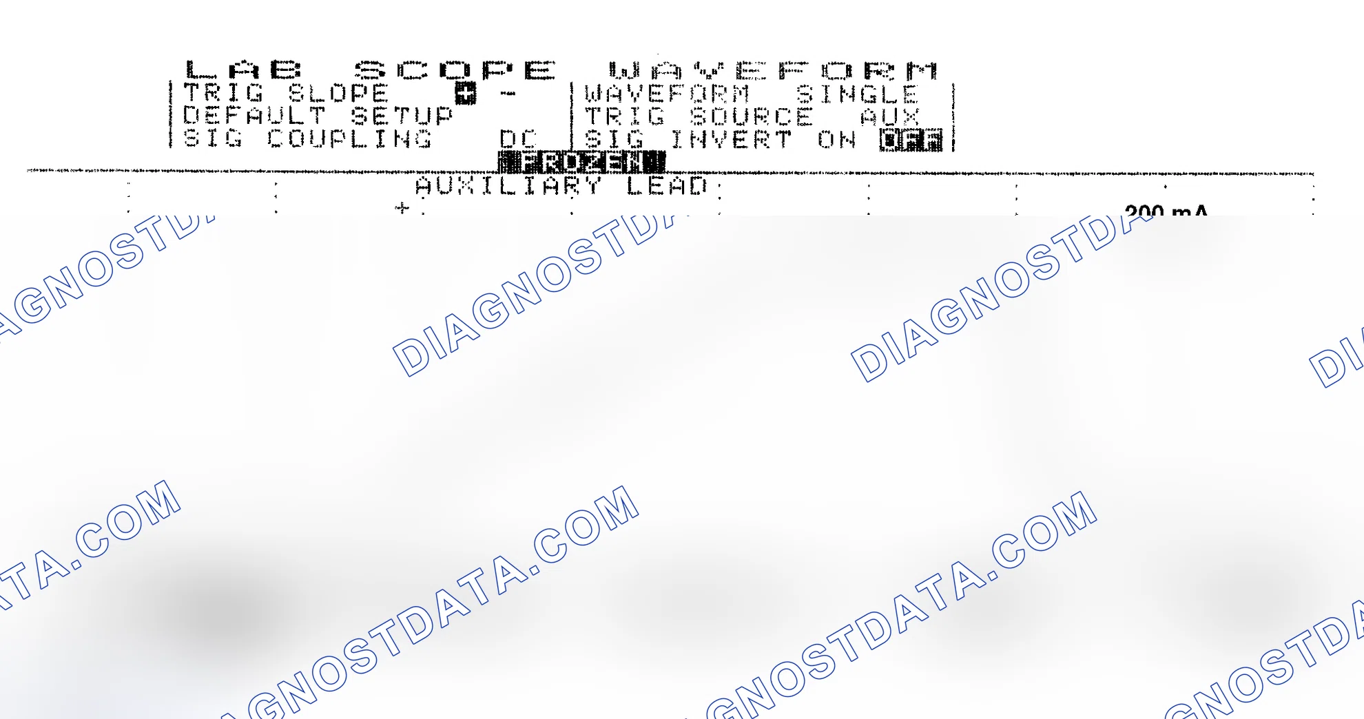 Scheme 13: Single Injector w/Normal Current Flow - Current Pattern