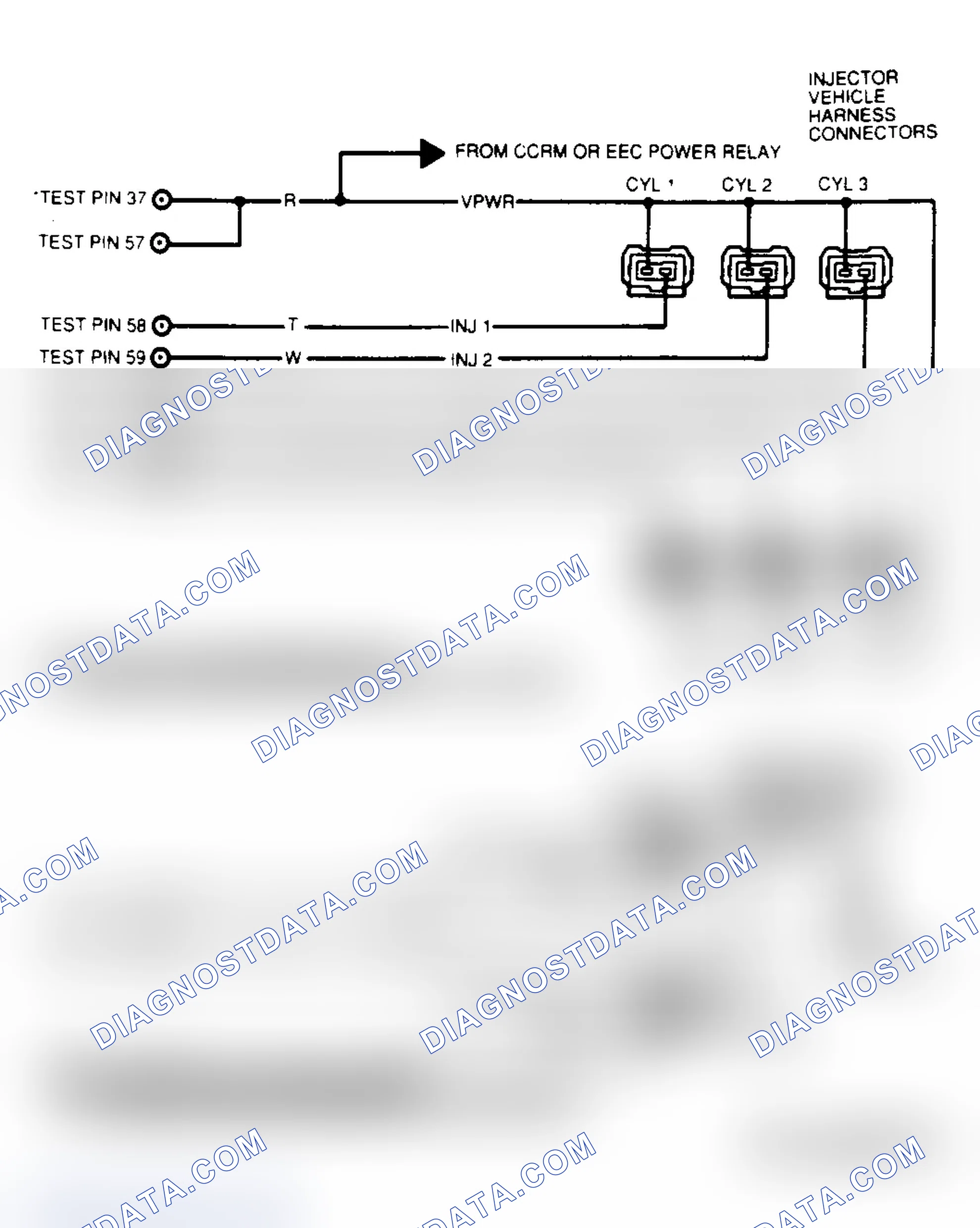 Scheme 53: Test Schematic (3.0L Except SHO & 3.8L)